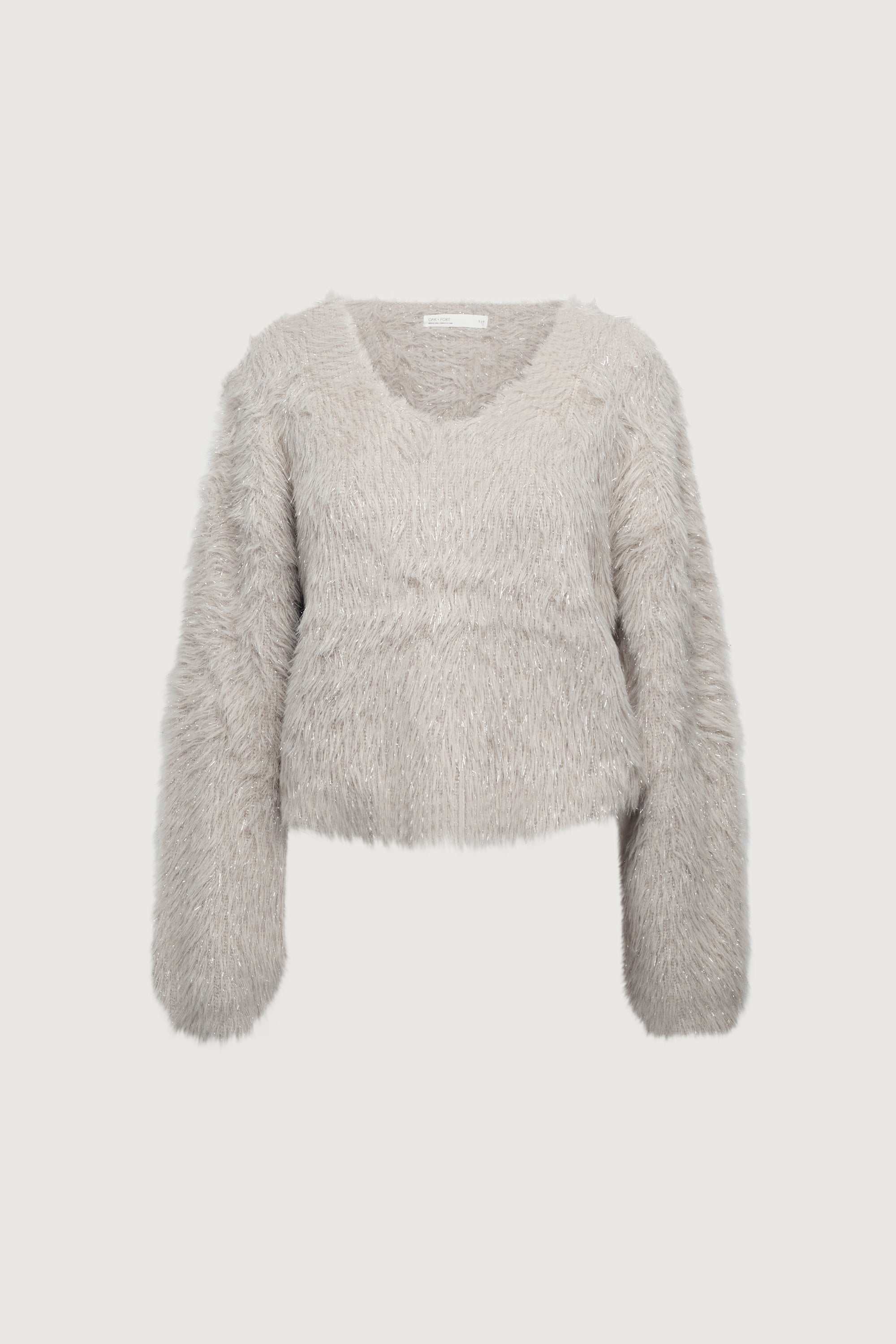 FUZZY METALLIC TINSEL SWEATER Buy Cheap Classic