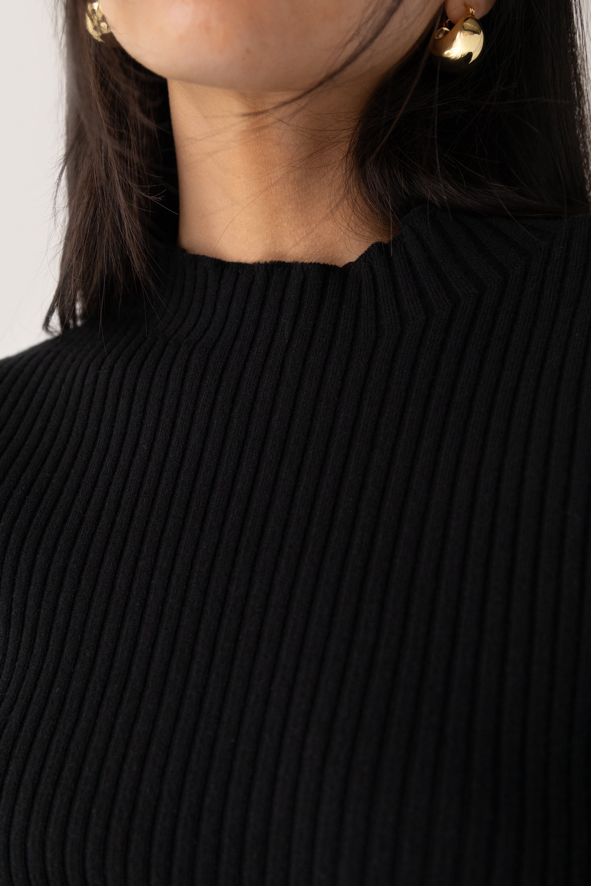 RIBBED SWEATER WITH TIE-BACK DESIGN Pick A Best Sale Online