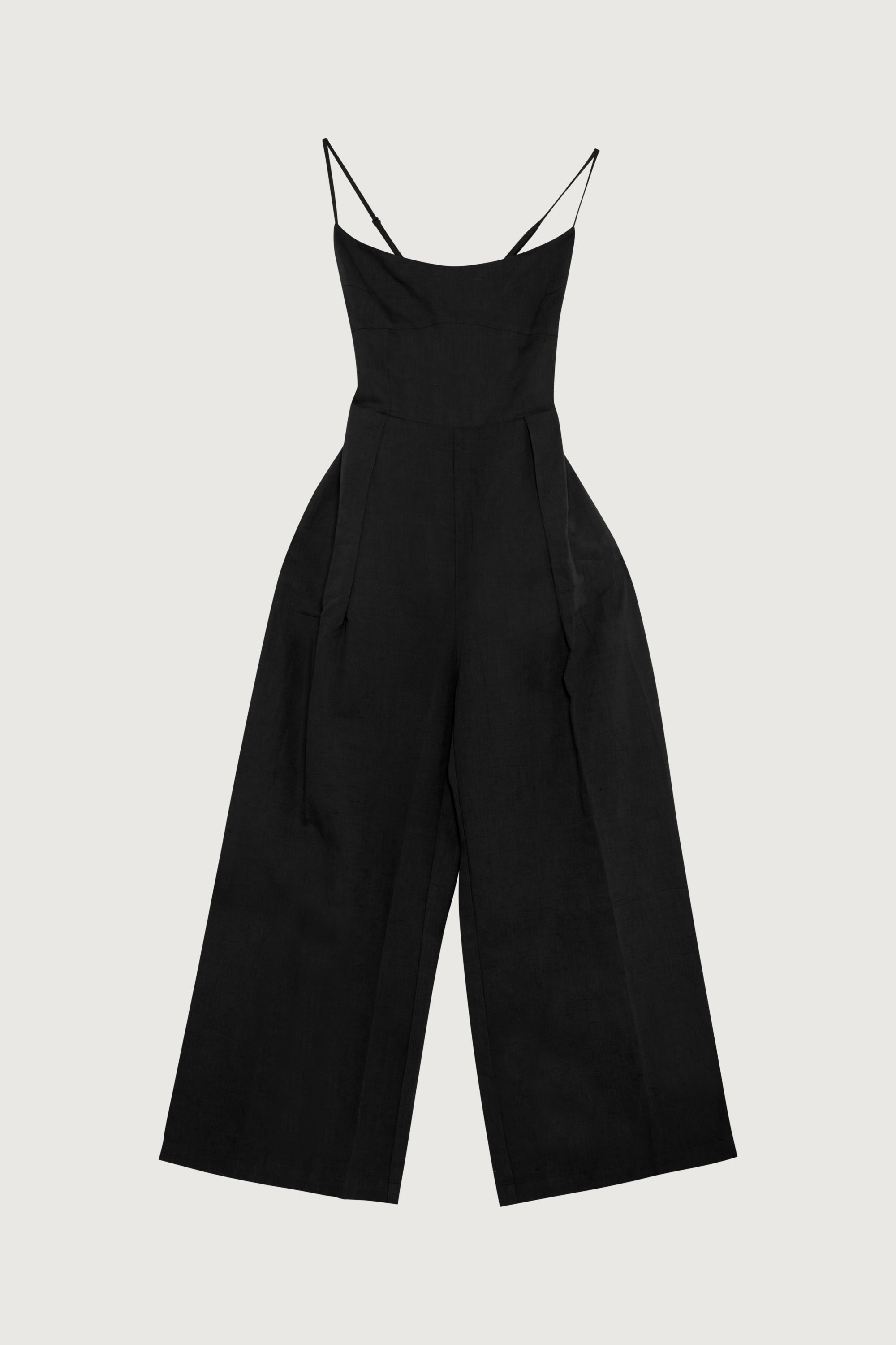 LINEN BLEND JUMPSUIT Clearance For Nice