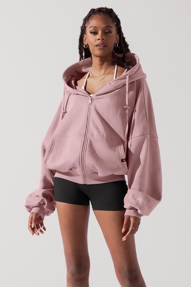 Zip Cloud Hoodie - Blush Cheap Manchester