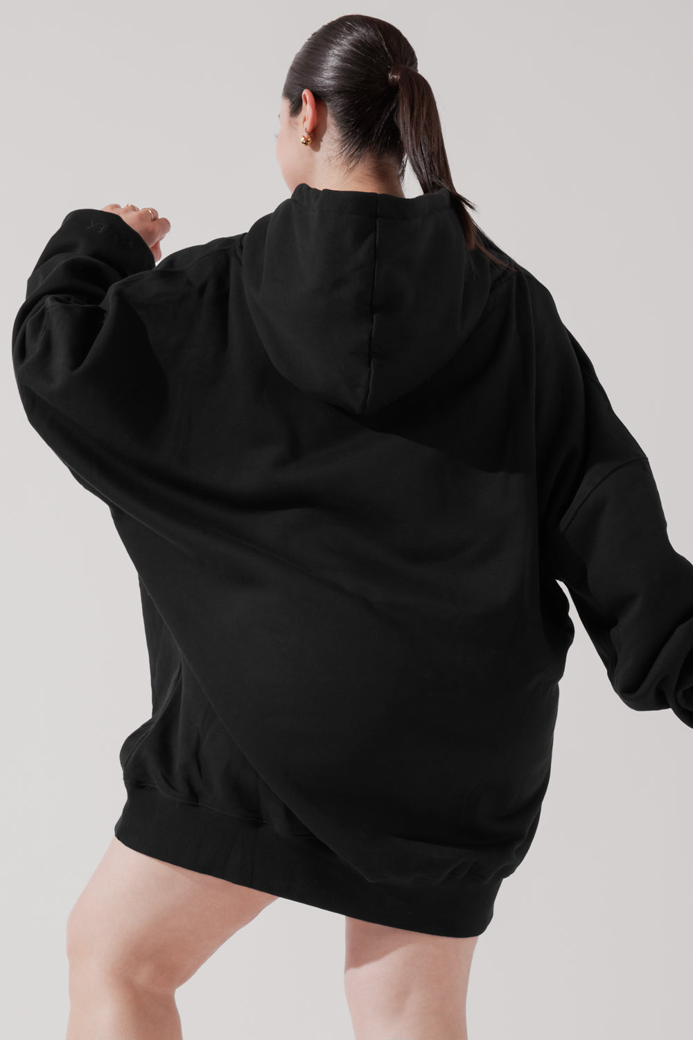 Long Cloud Hoodie - Black Free Shipping Recommend