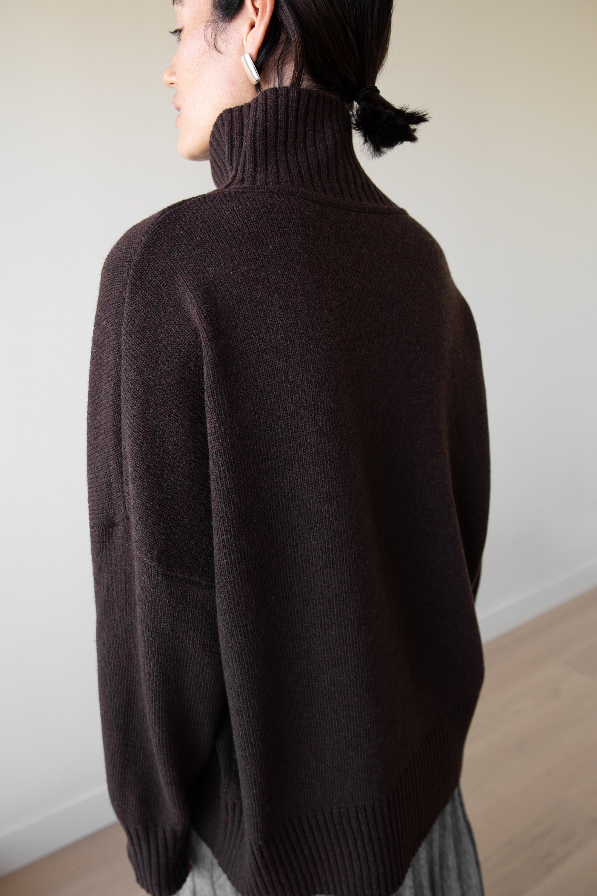 WOOL-BLEND OVERSIZED TURTLENECK SWEATER Buy Cheap Hot Sale