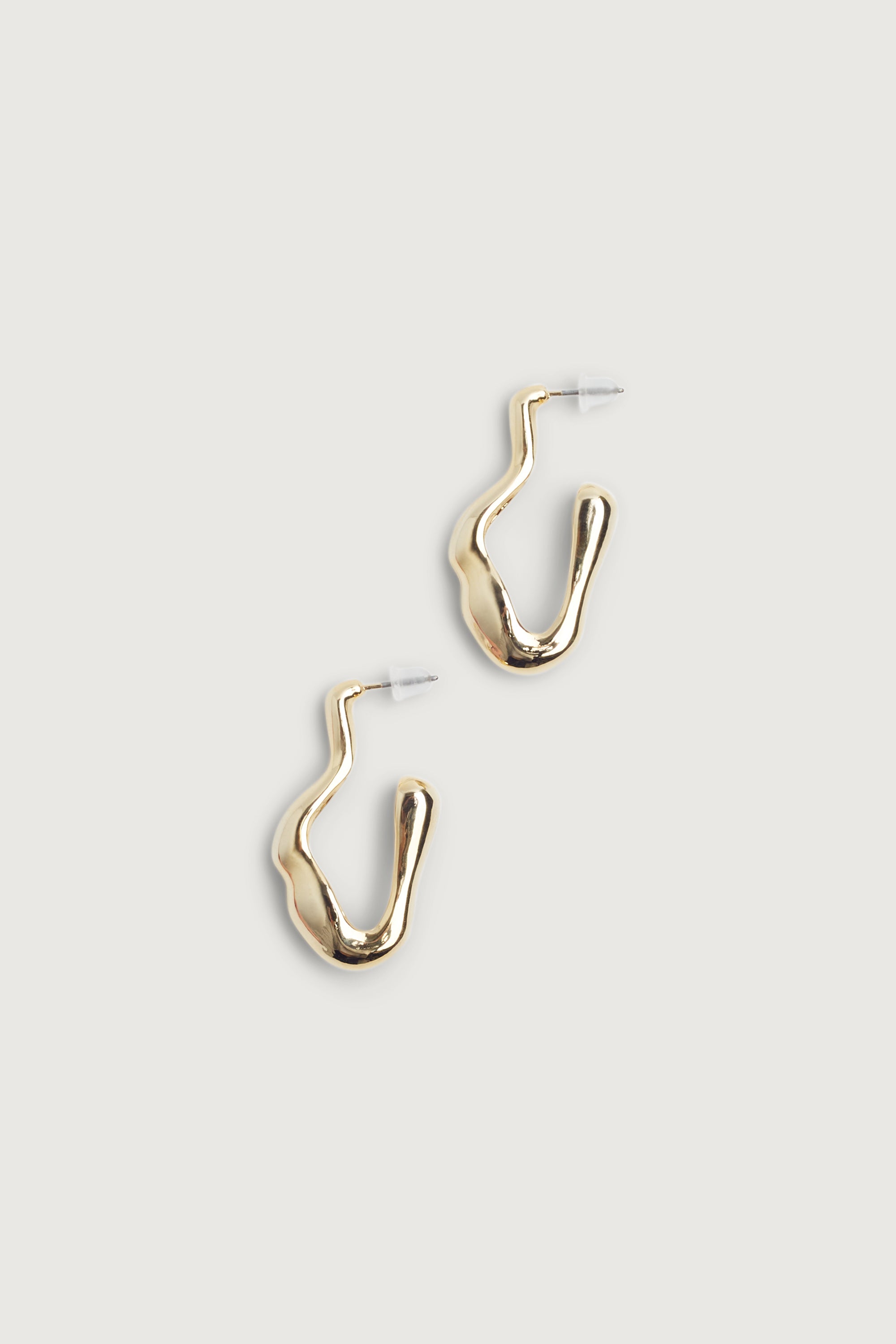 ABSTRACT SQUIGGLE HOOP EARRING Discount Collections