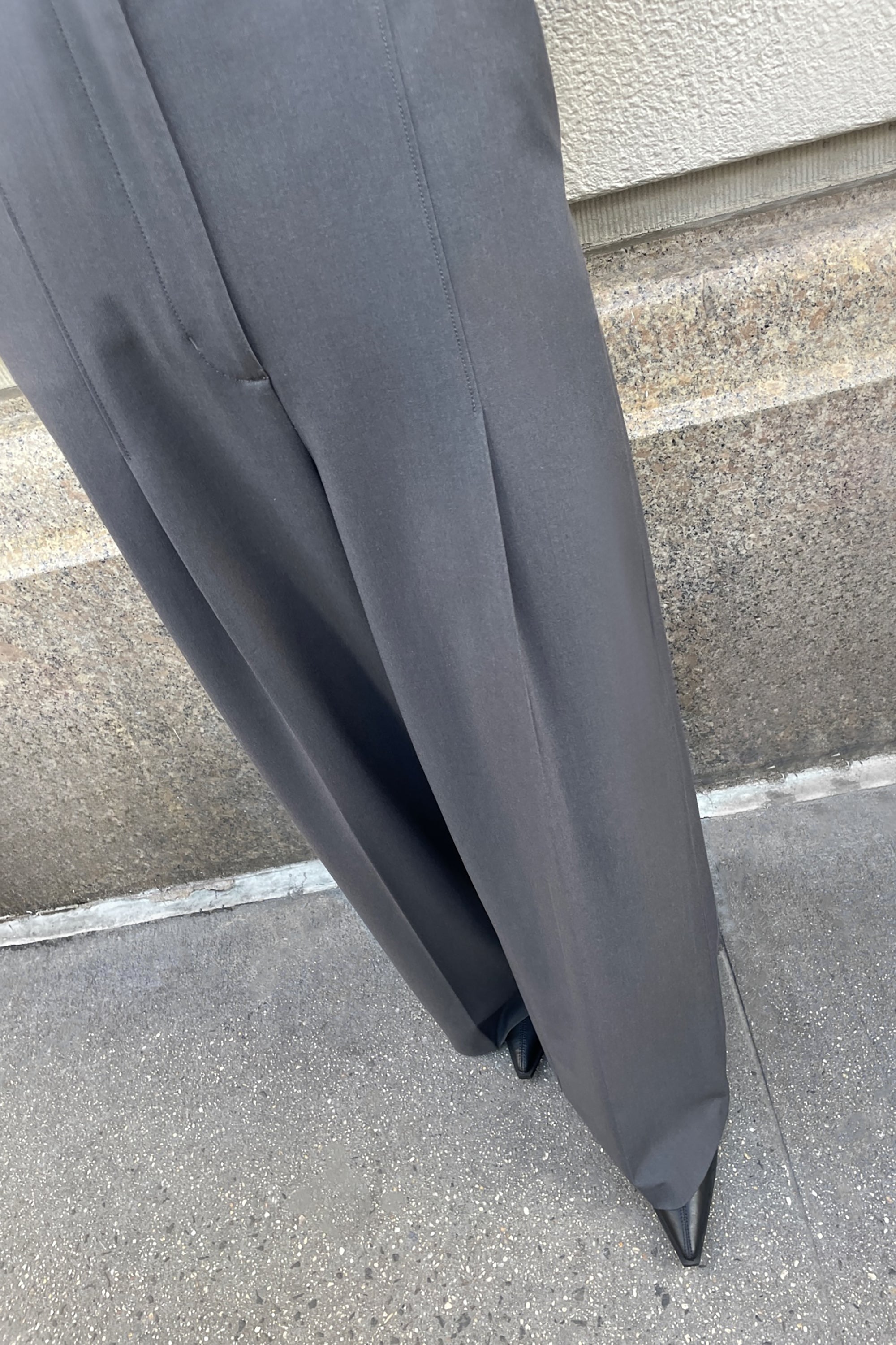 SUPER HIGH-RISE WIDE LEG SUITING PANT Discount Low Shipping Fee