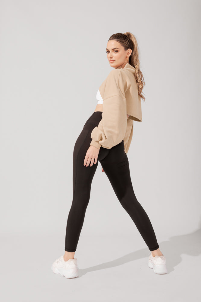 Mockneck Shruggie - Taupe On Hot Sale