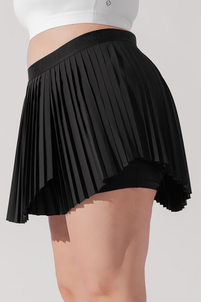 Ace ¡®em Pleated Skort - Black Outlet 100% Original