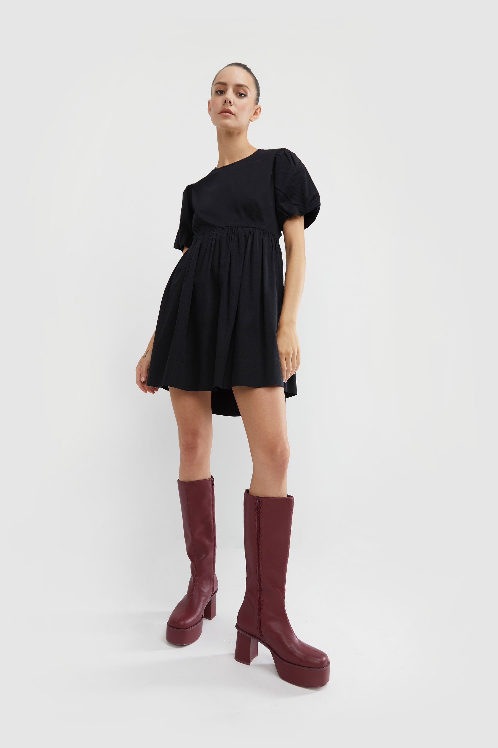 PLATFORM KNEE HIGH BOOTS Official Site Cheap Online