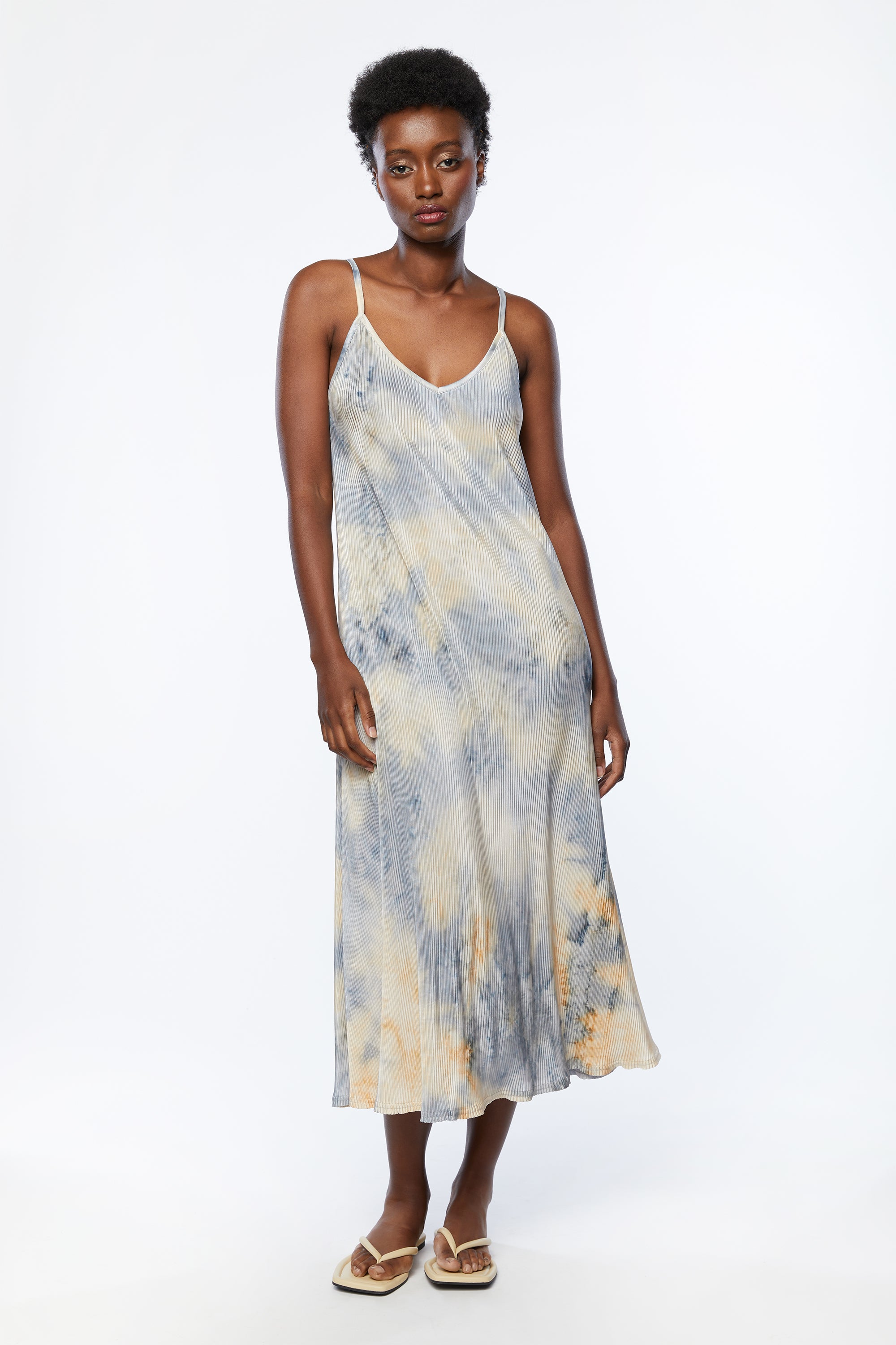 TIE DYE MIDI DRESS Sale Huge Surprise