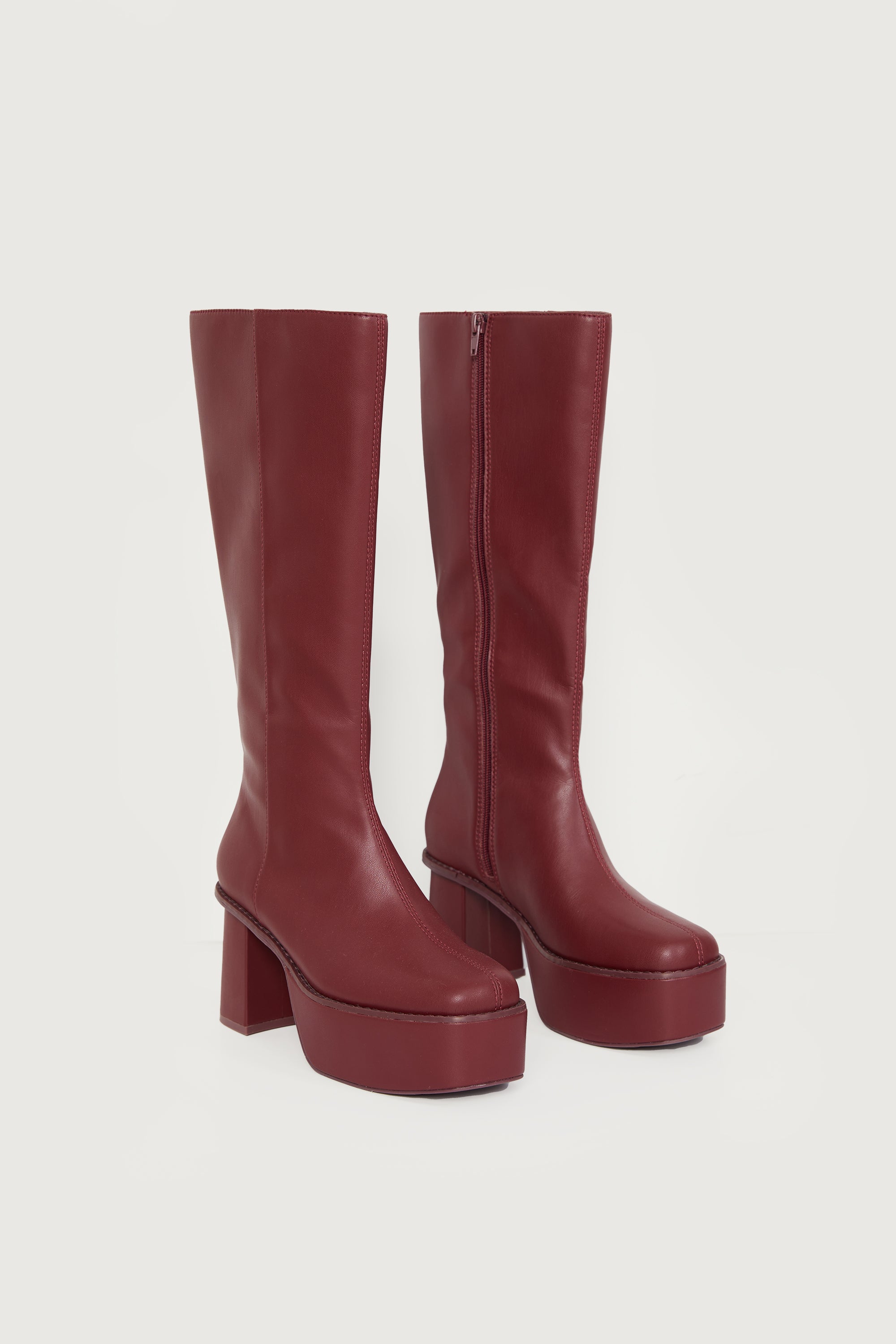 PLATFORM KNEE HIGH BOOTS Official Site Cheap Online