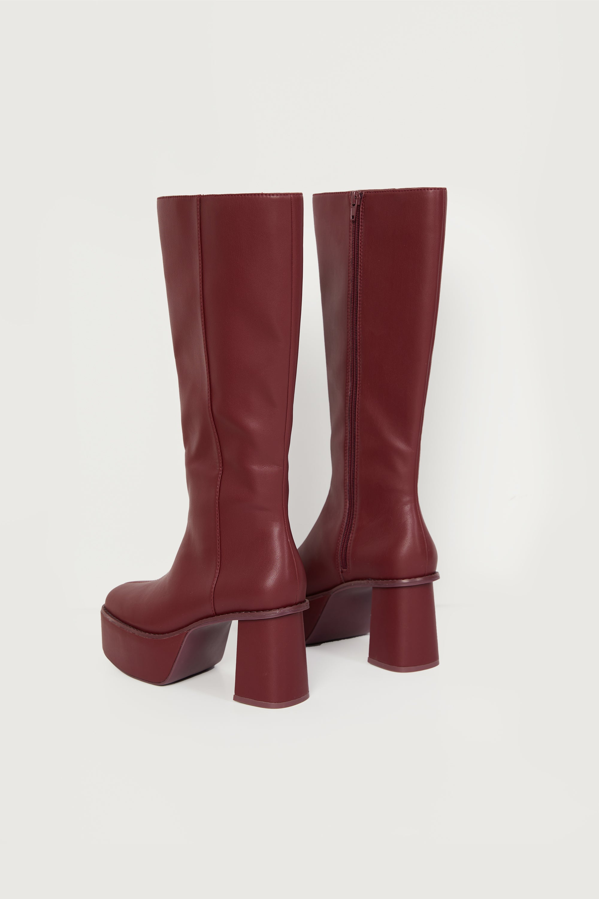 PLATFORM KNEE HIGH BOOTS Official Site Cheap Online