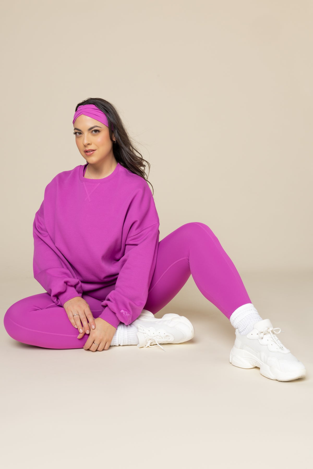 Cloud Crewneck Sweater - Royal Orchid Cheap Sale 100% Guaranteed