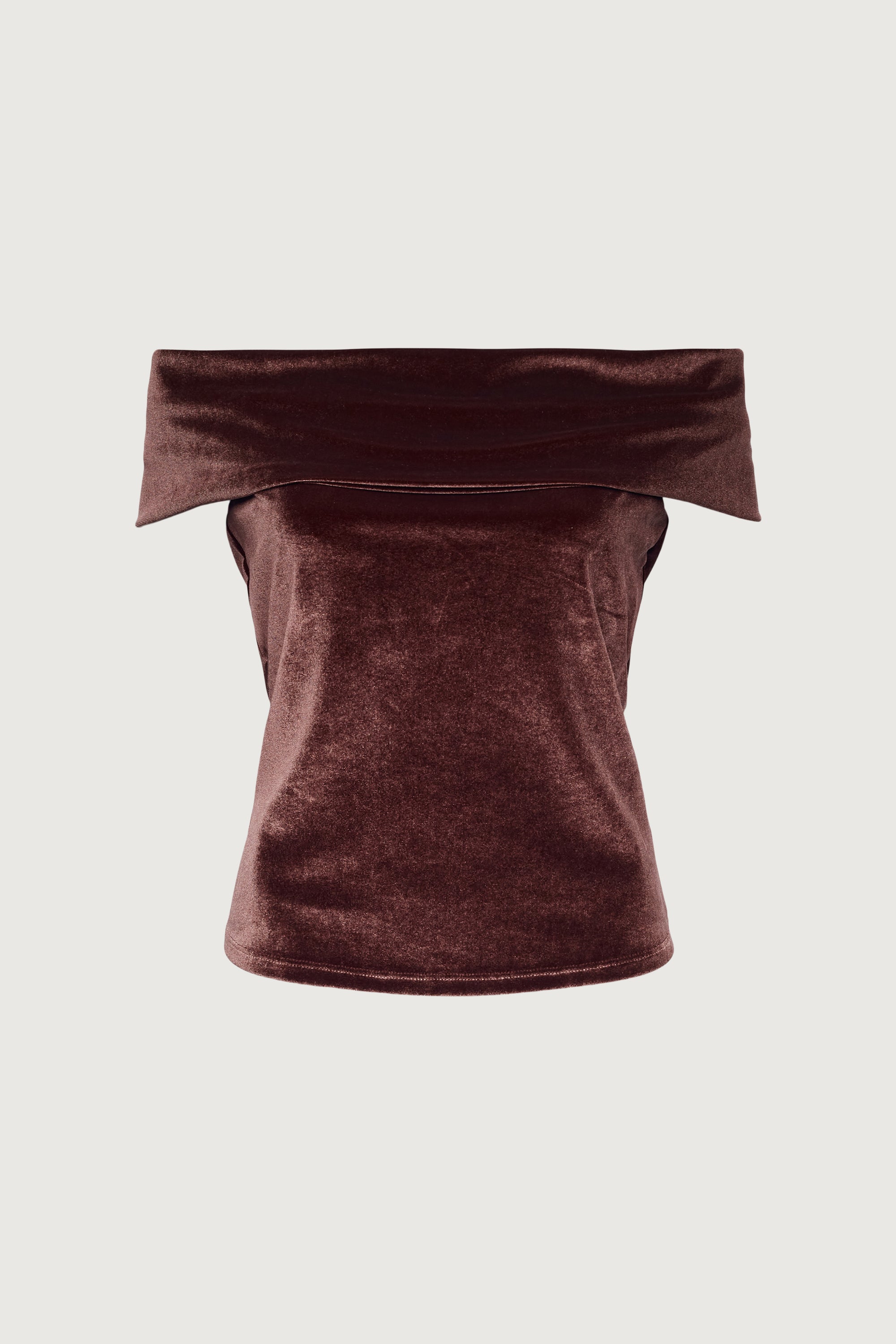 VELVET OFF THE SHOULDER TOP Get Authentic Sale Online