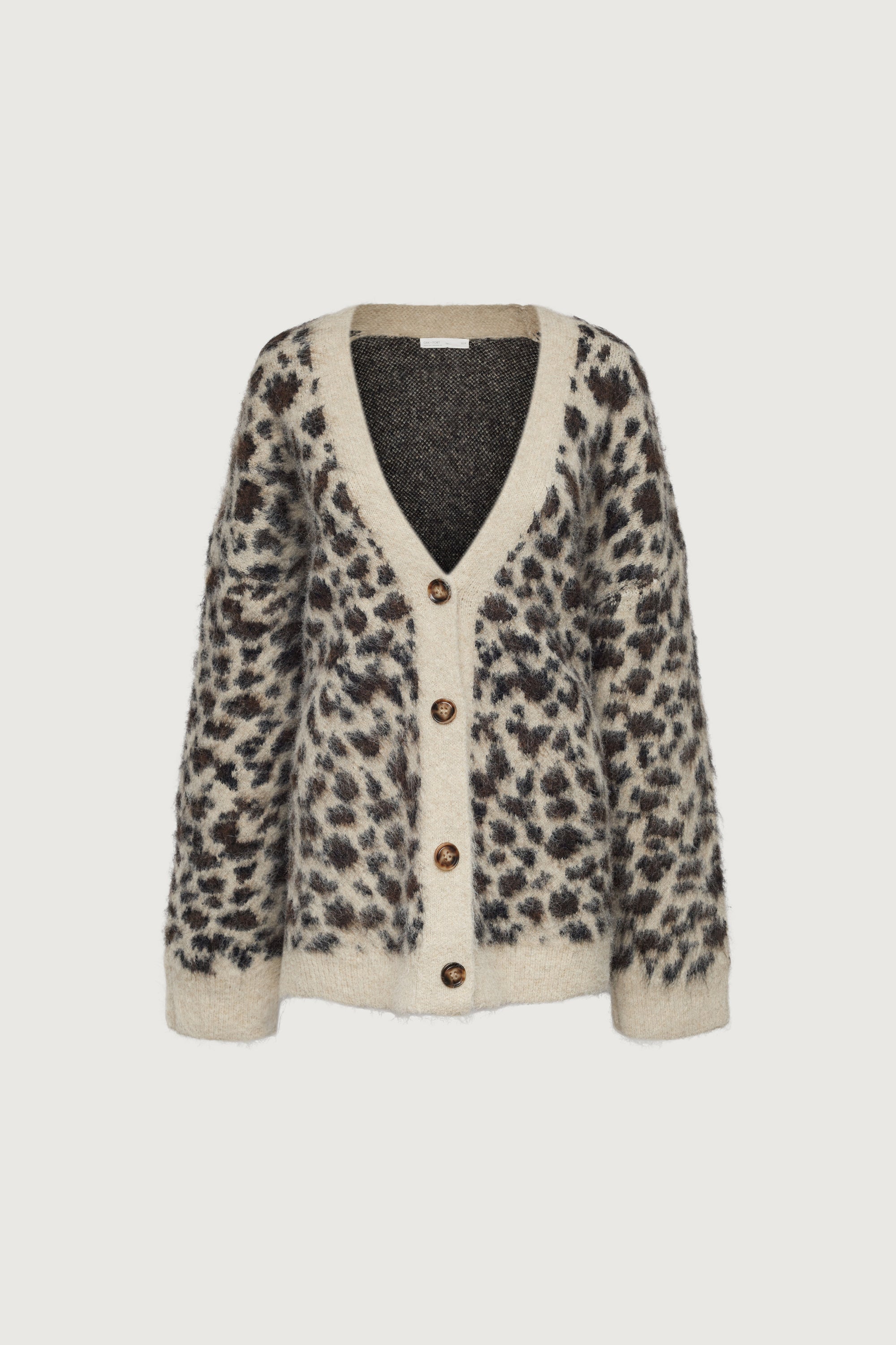 OVERSIZED LEOPARD PRINT CARDIGAN Cheap Sale Low Pice Fee Shipping