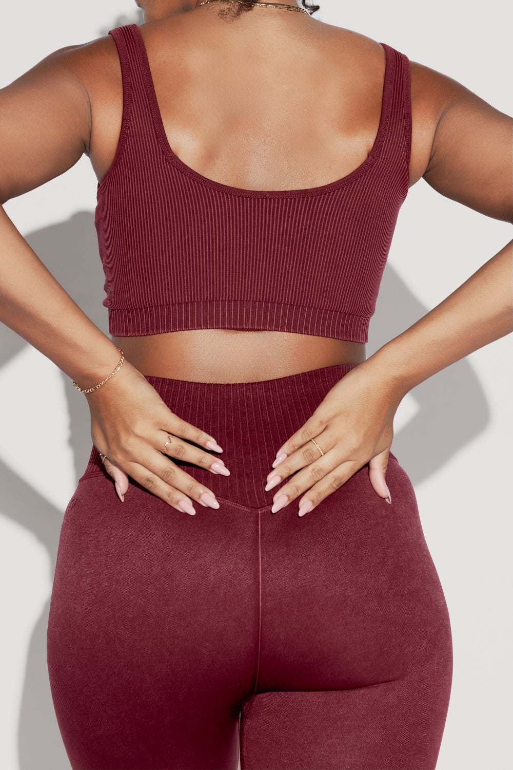 Be My Sweetheart Seamless Crop Top - Garnet Factory Outlet For Sale