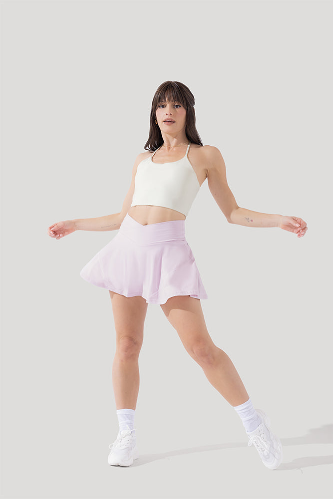 Crisscross Hourglass Twirl Skort - Orchid Ice Cheapest Pice Cheap Online