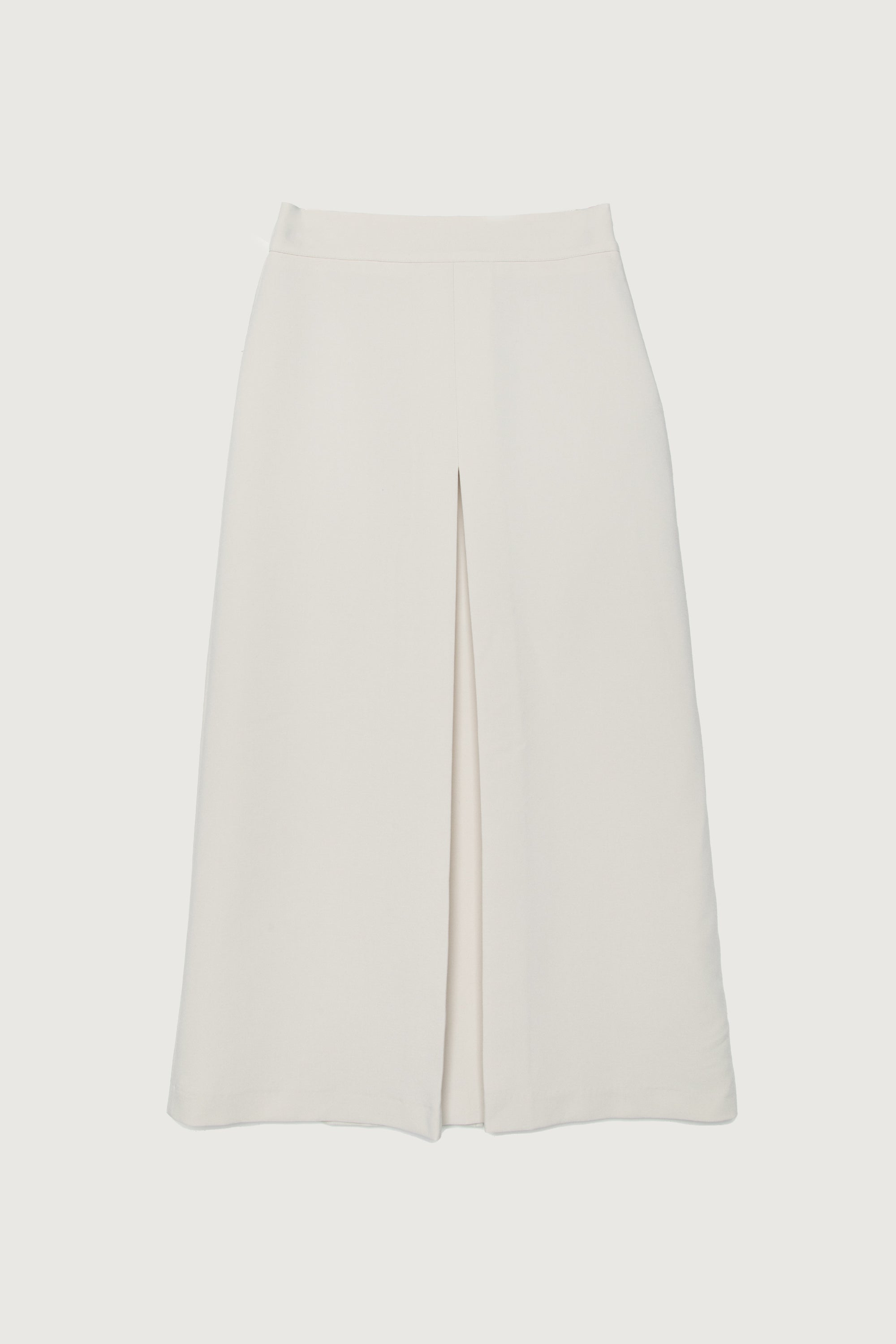 MIDI SKIRT WITH FRONT PLEAT Free Shipping Fake