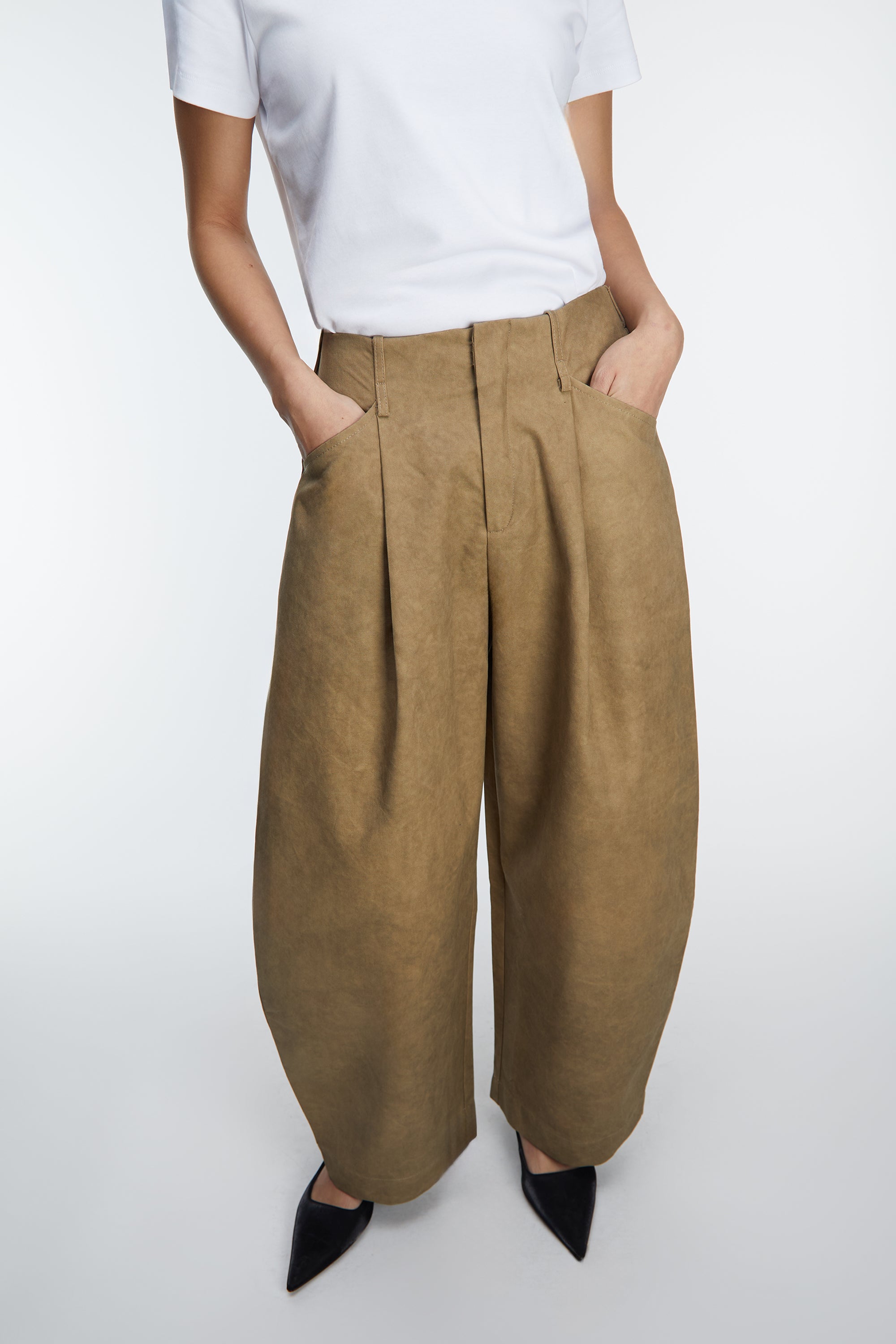 VOLUMINOUS BARREL LEG PANT Discount Codes Really Cheap