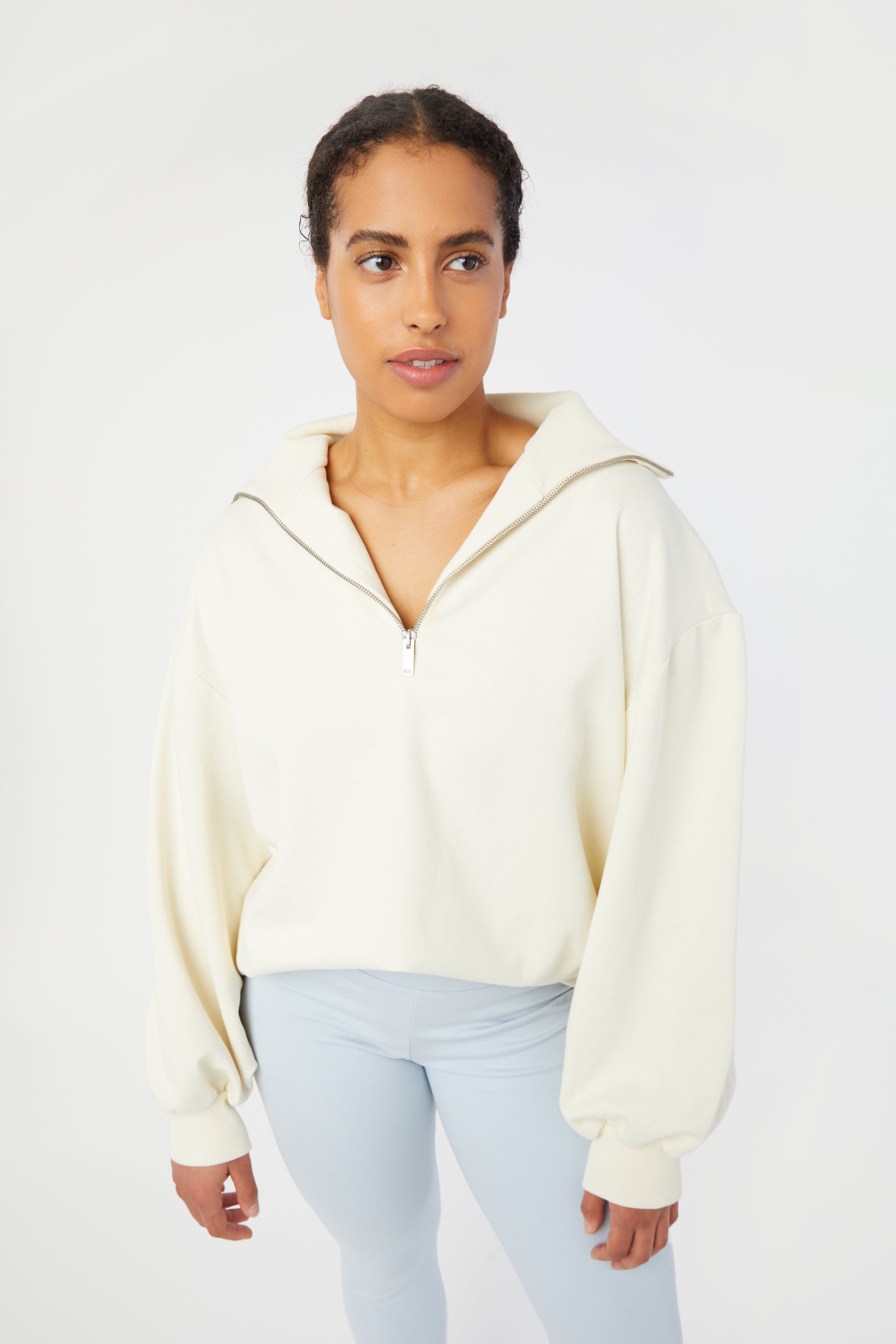 HALF ZIP OVERSIZED SWEATSHIRT Cheap Cheap Online