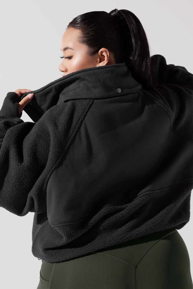 Find Your Inner Fleece Jacket - Charcoal Real For Sale