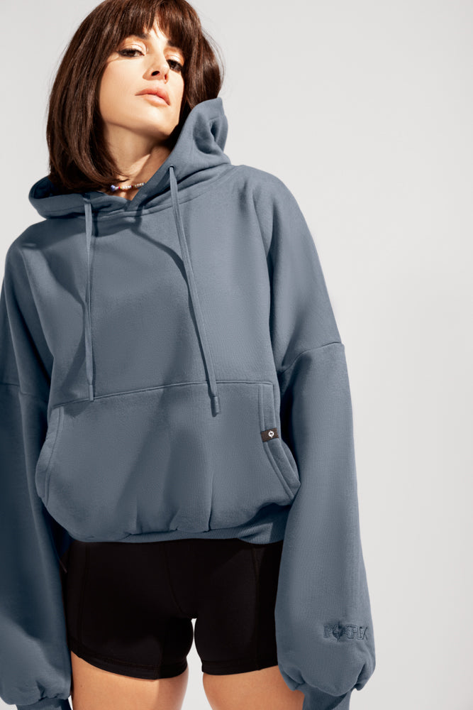 Pullover Cloud Hoodie - Denim Blue Buy Cheap Pay With Paypal