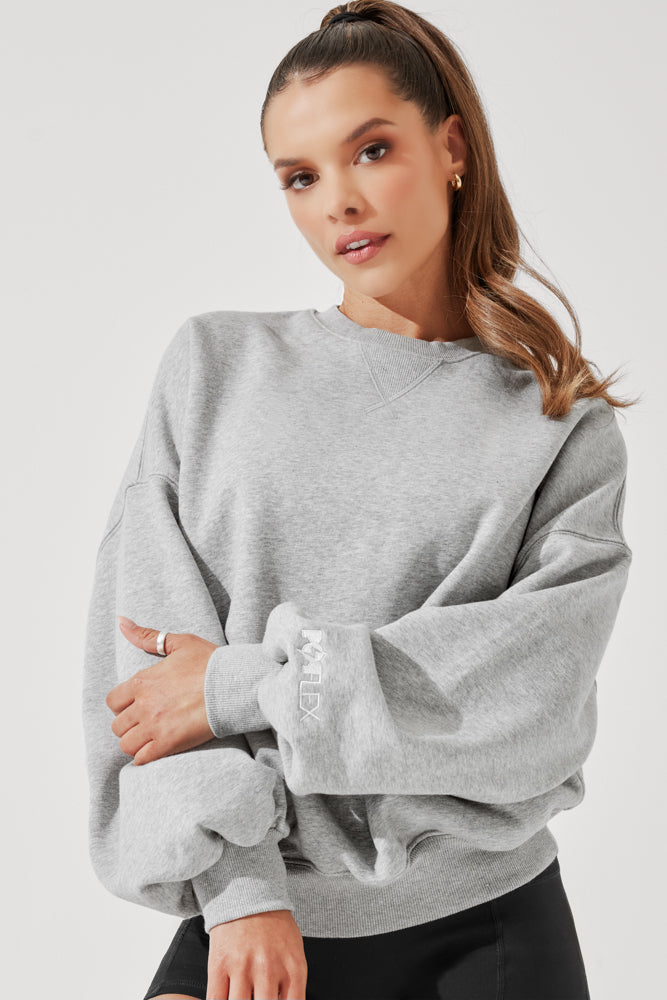 Cloud Crewneck Sweater - Heather Grey Countdown Package Cheap Online