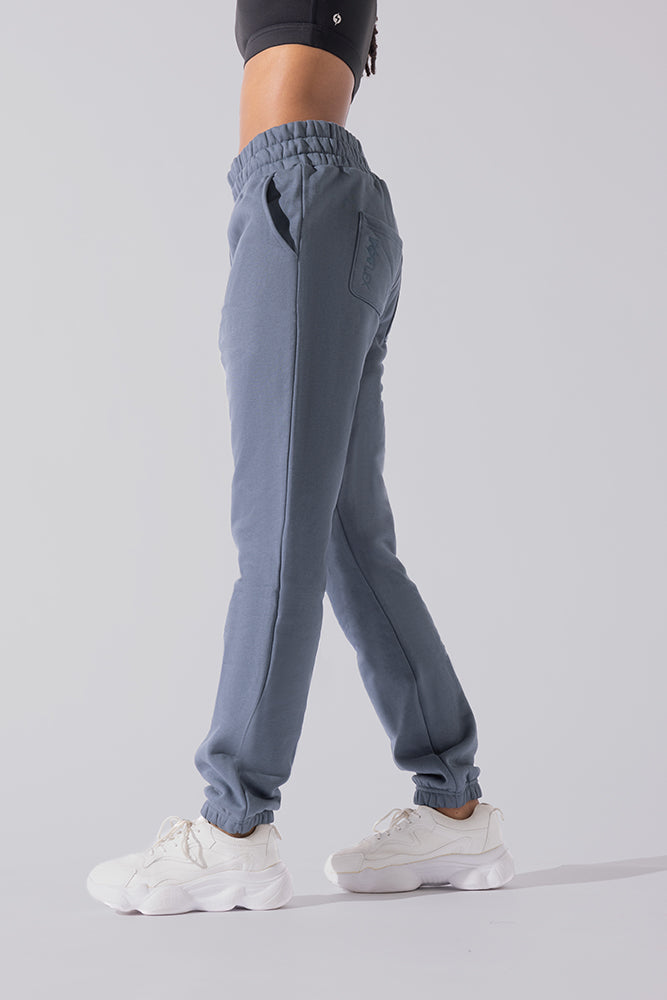 Cloud Rollover Sweatpant - Denim Blue Largest Supplier For Sale