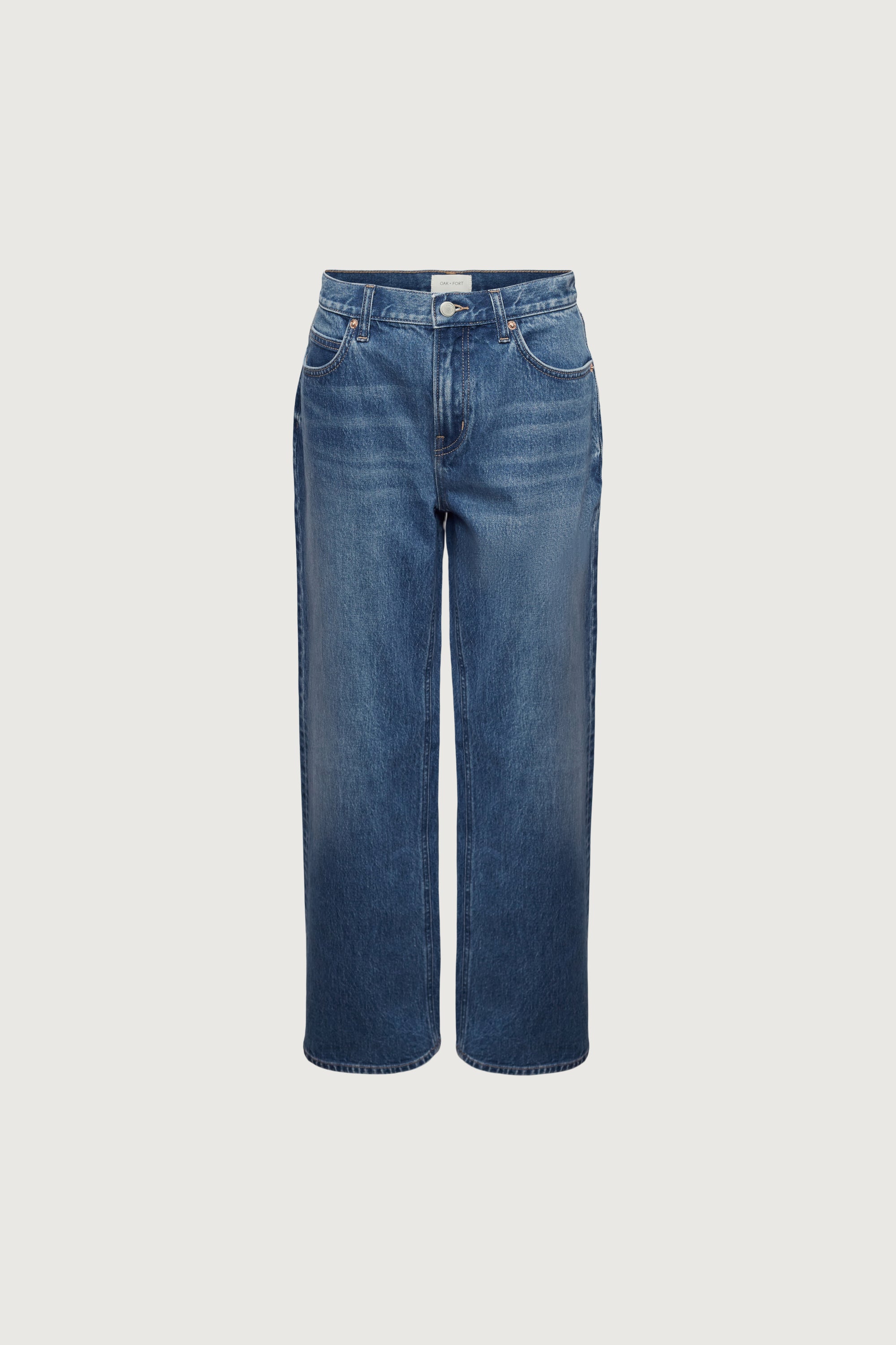 Mid-Rise Straight Leg Jean Discount Great Deals