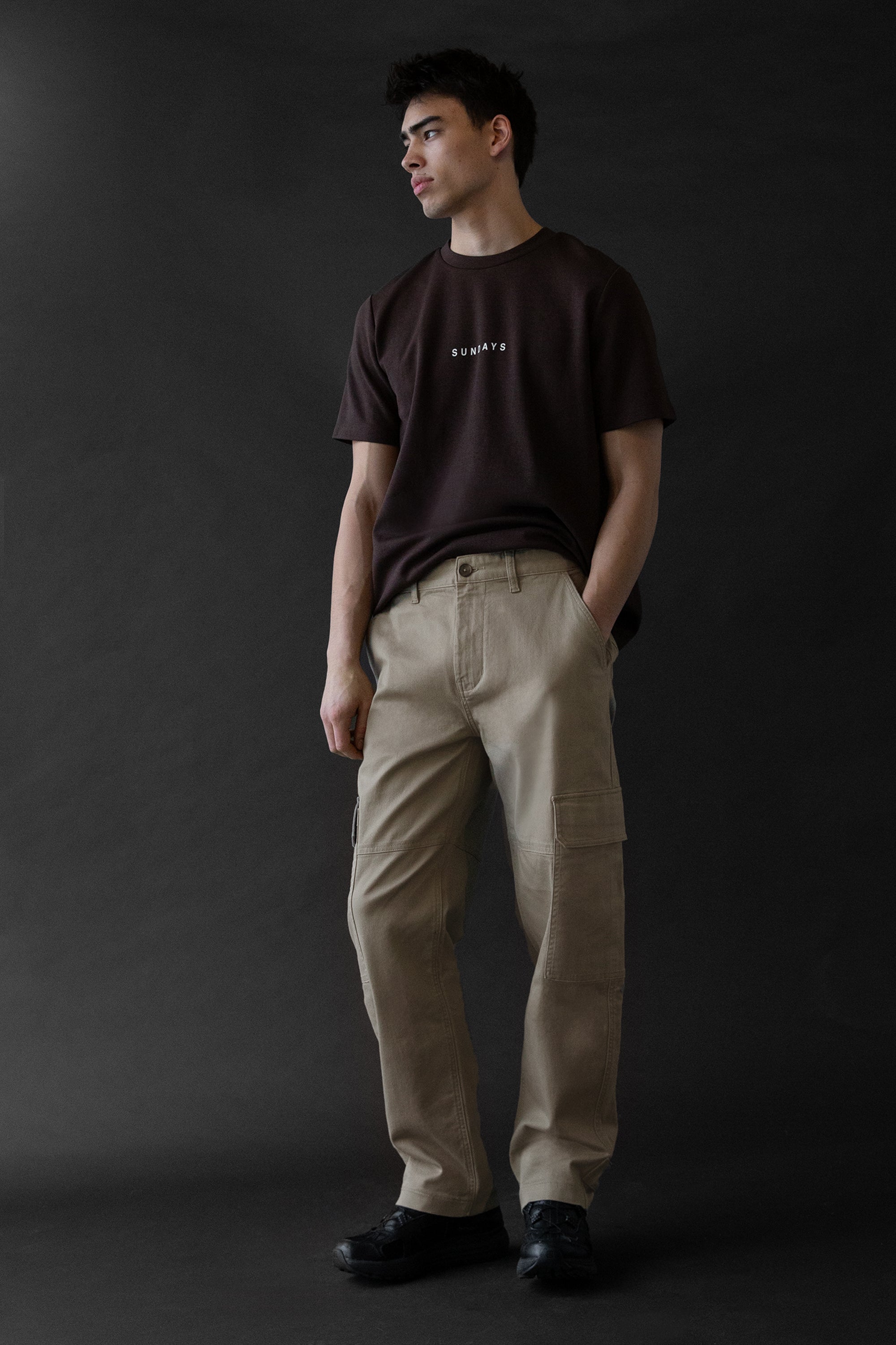 COTTON TWILL CARGO PANT Free Shipping Huge Surprise