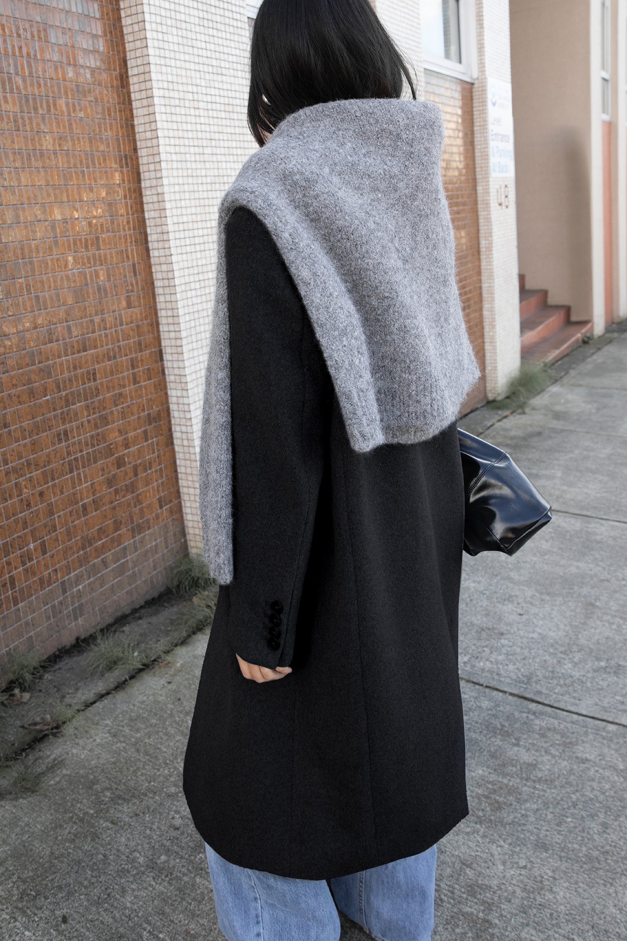 OVERSIZED WOOL-BLEND COAT Buy Cheap With Credit Card