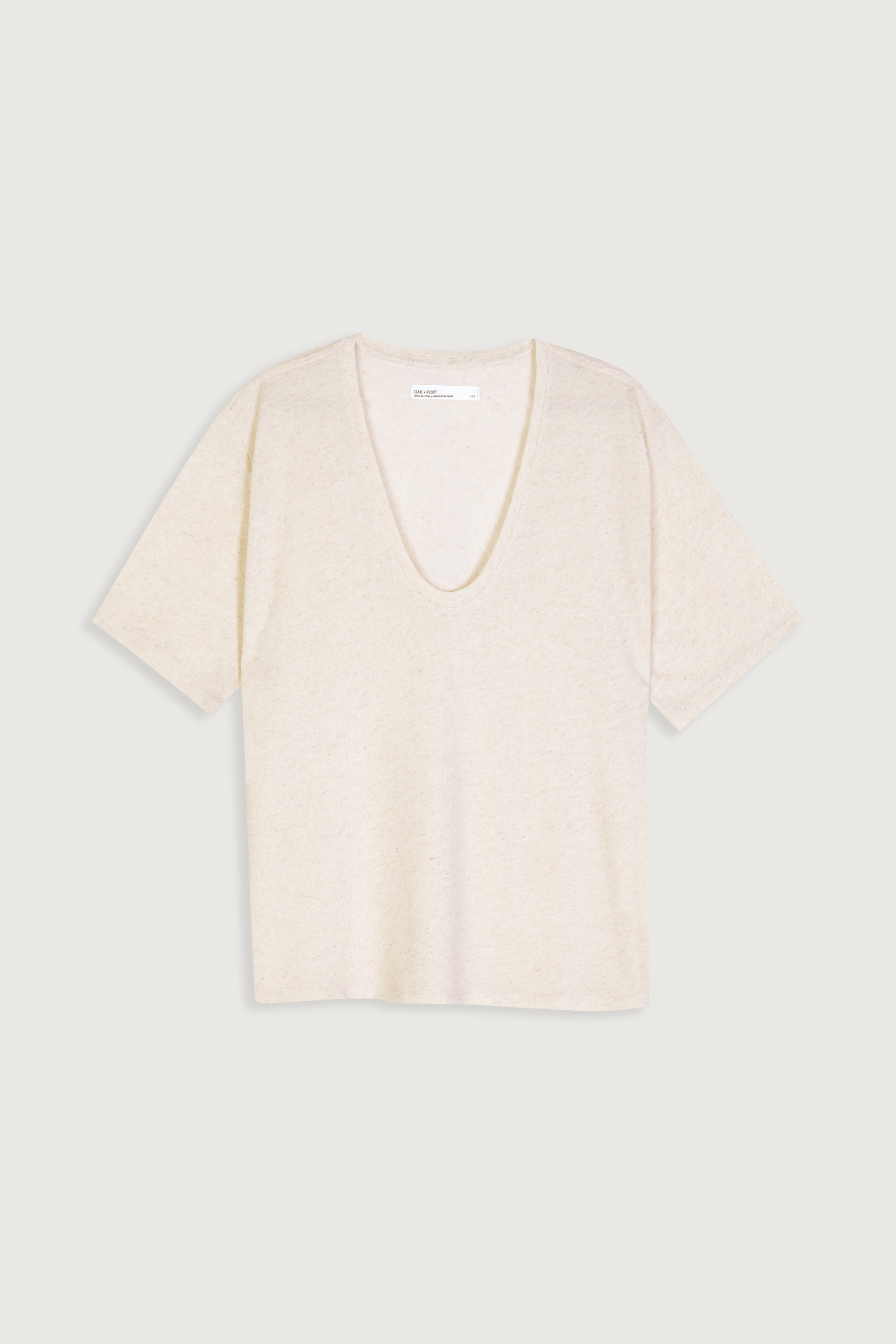 LINEN BLEND T-SHIRT Clearance Recommend