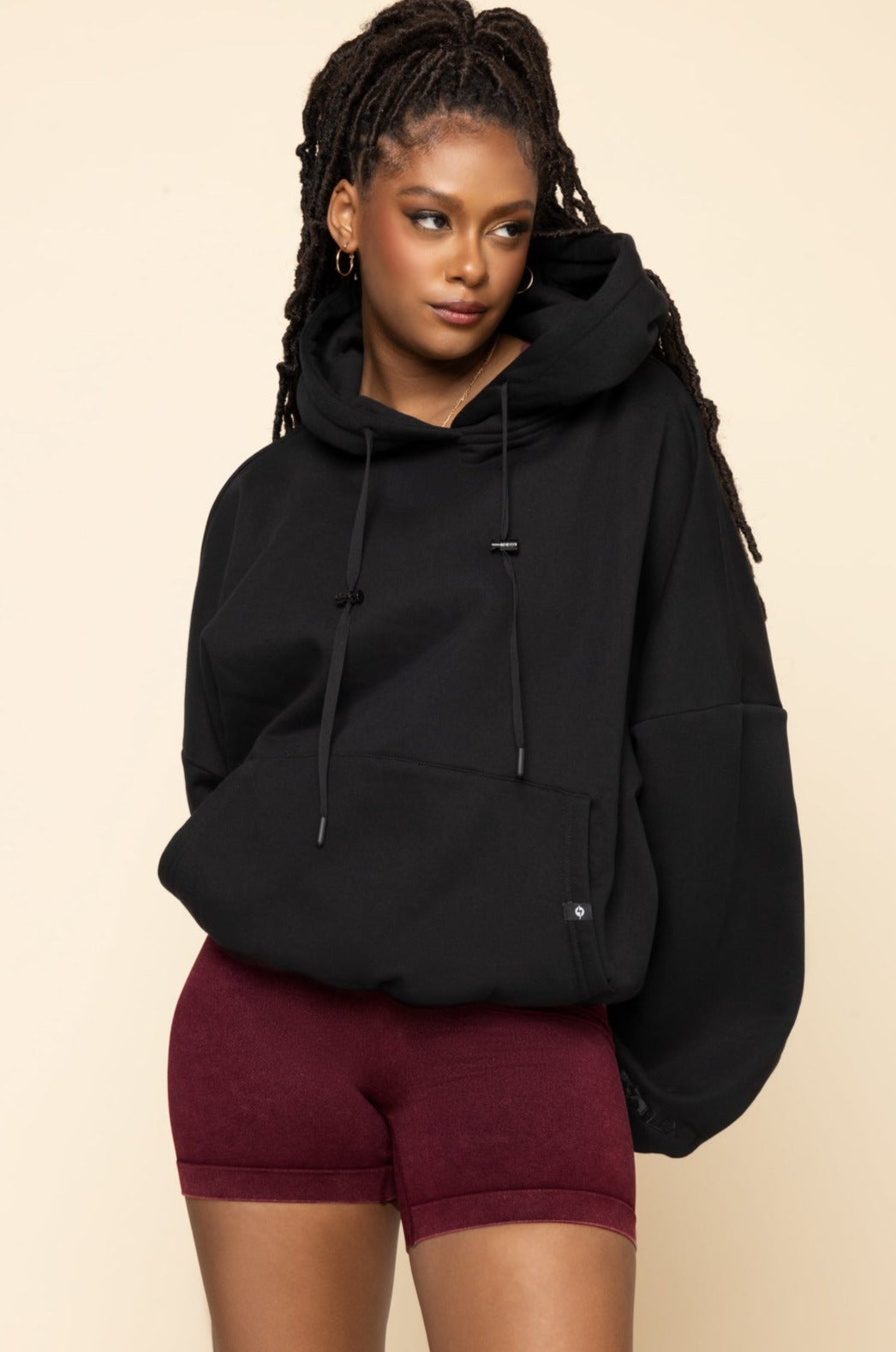 Pullover Cloud Hoodie - Black Cheap Wide Range Of