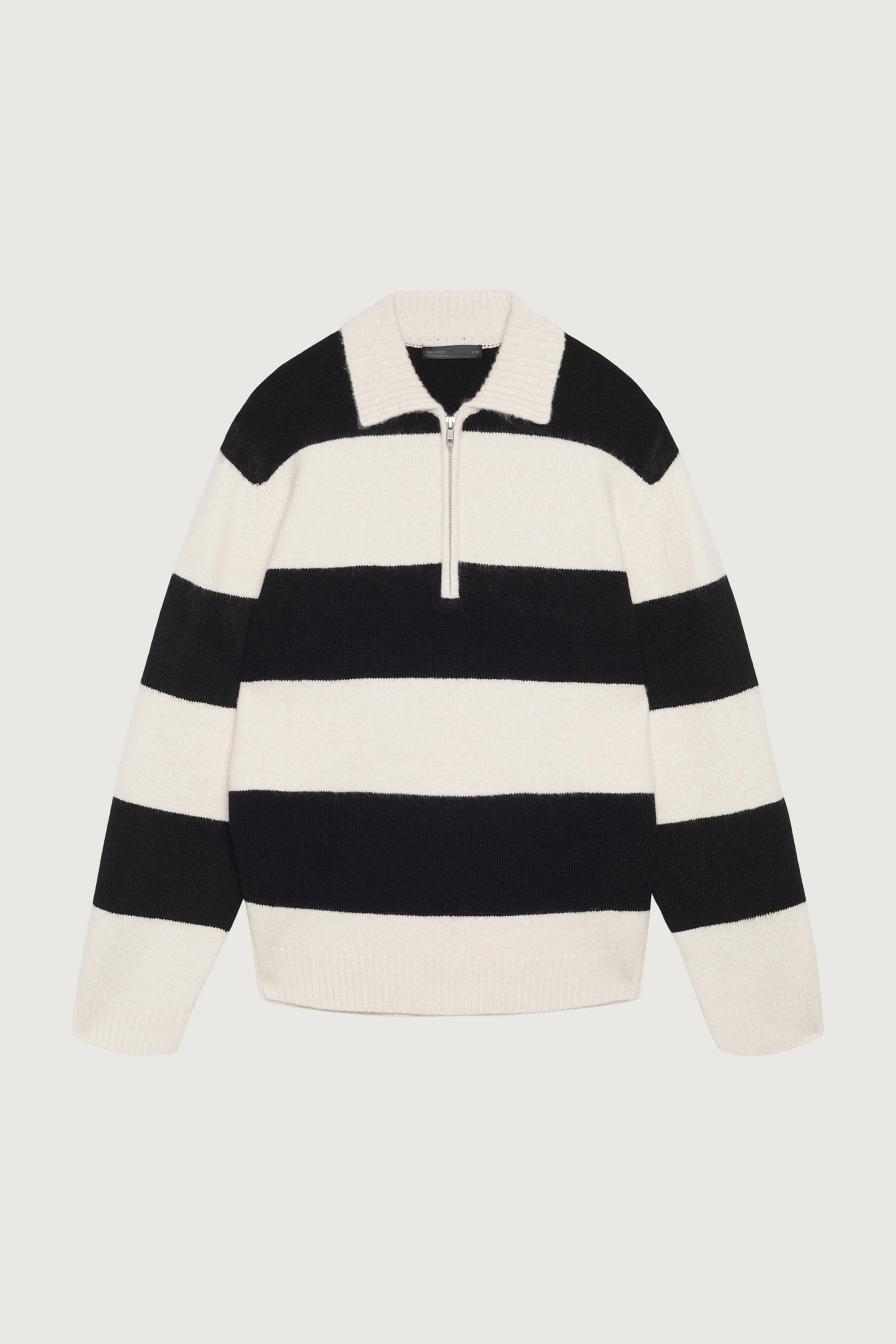 STRIPED RUGBY POLO SWEATER Huge Surprise Cheap Online