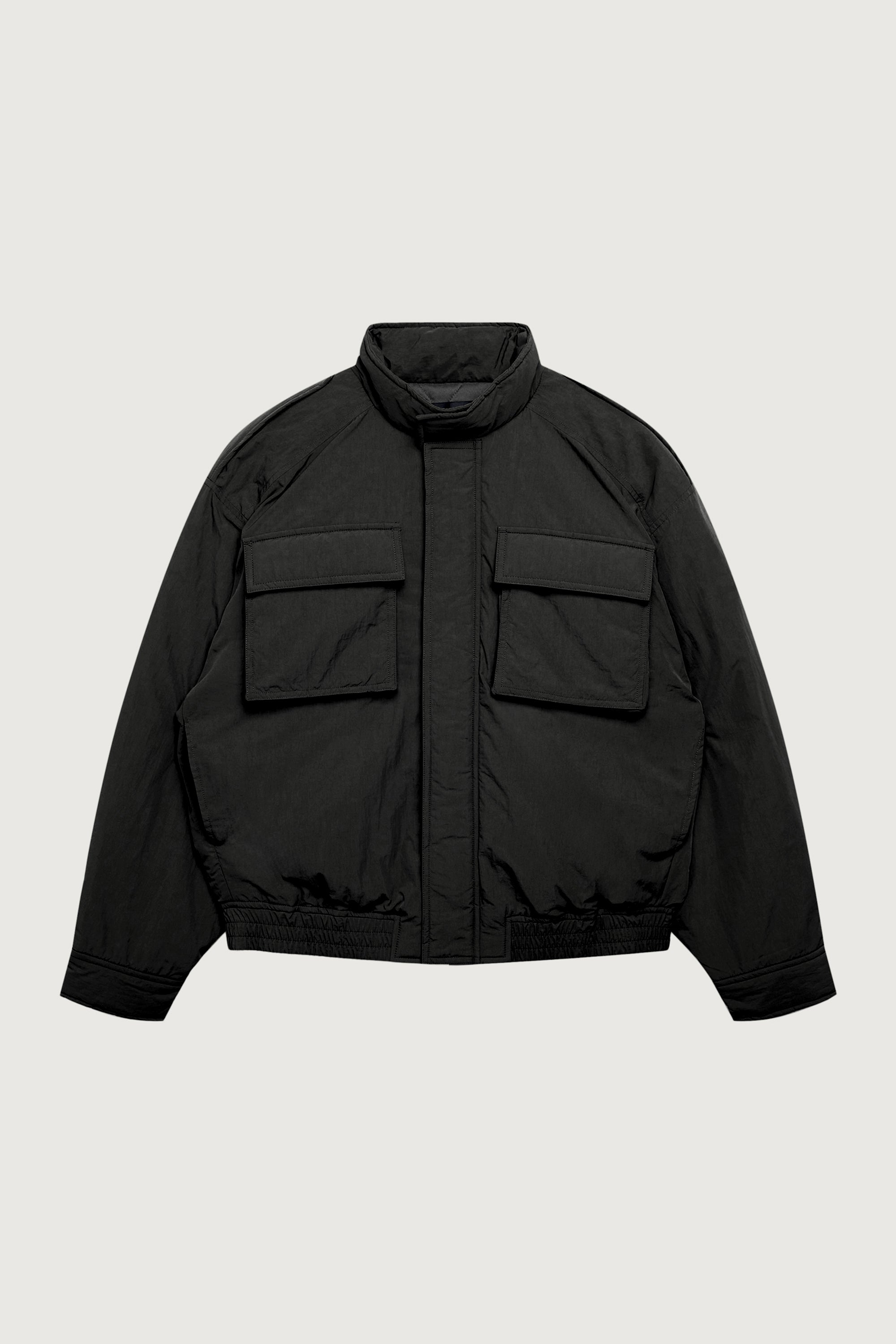 LS OVERSIZED NYLON BOMBER JACKET| OAK + FORT Cheap Visa Payment