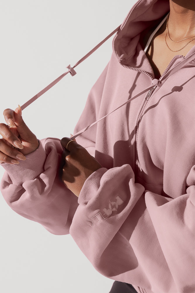 Zip Cloud Hoodie - Blush Cheap Manchester