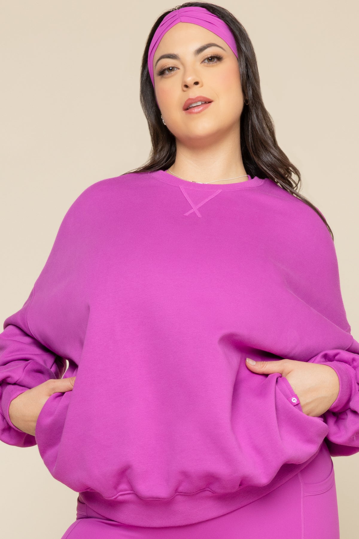 Cloud Crewneck Sweater - Royal Orchid Cheap Sale 100% Guaranteed