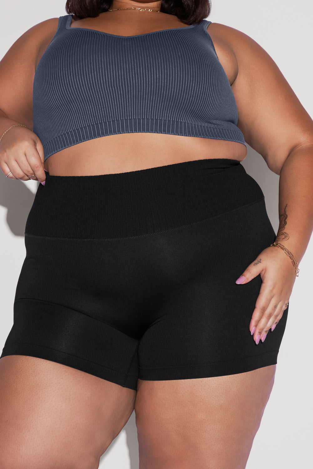 Supersculpt Seamless Midi Shorts - Black Get Authentic Cheap Online