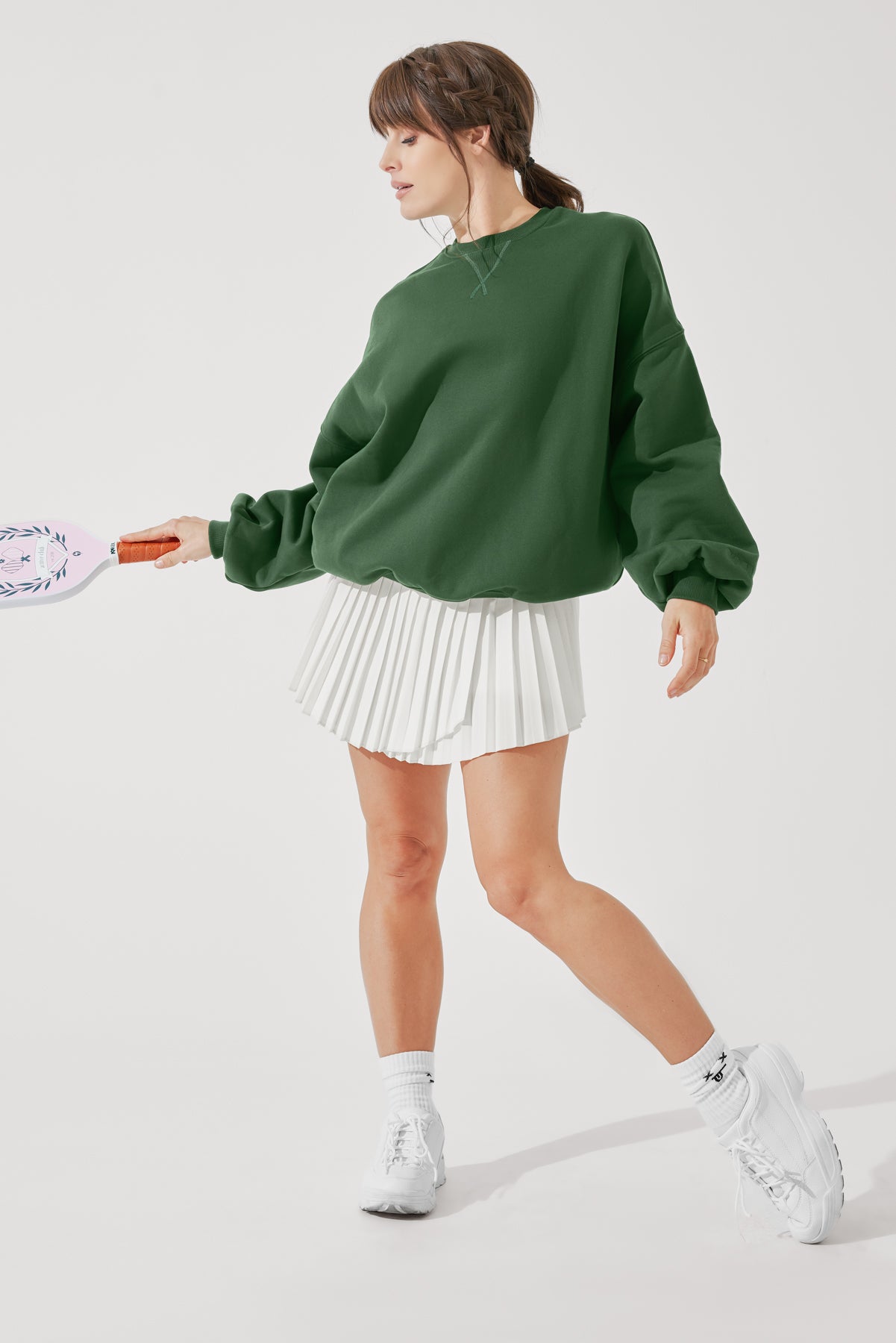 Cloud Crewneck Sweater - Fern Green Clearance Wiki