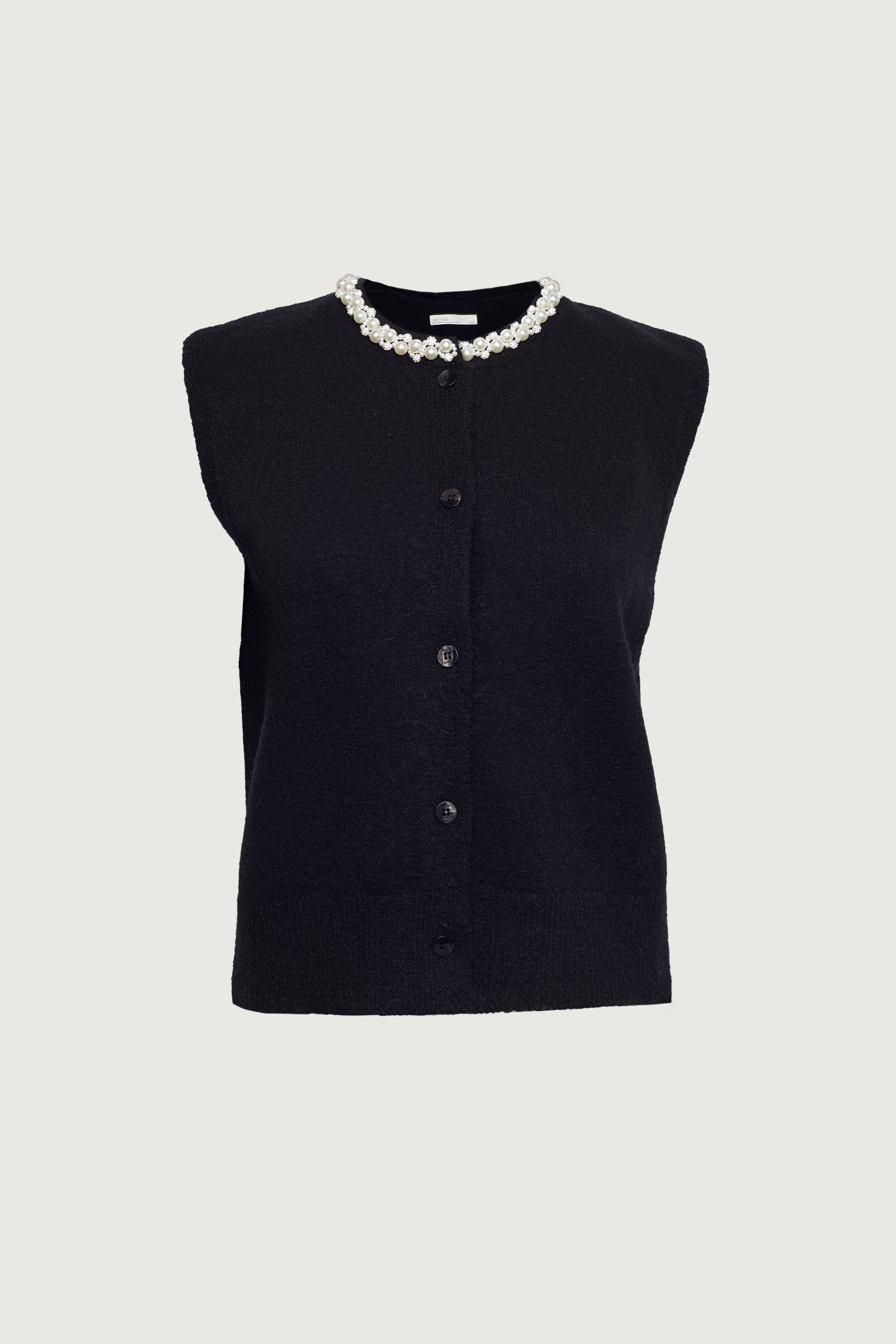 PEARL COLLAR VEST Cheap Sale Good Selling