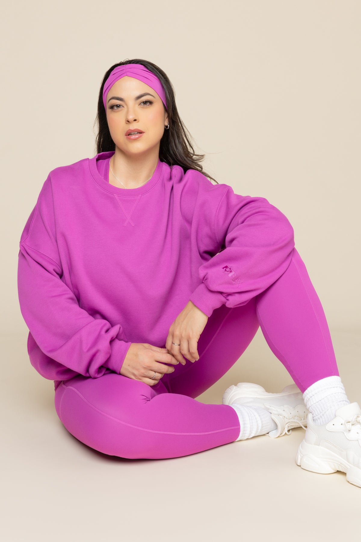 Cloud Crewneck Sweater - Royal Orchid Cheap Sale 100% Guaranteed