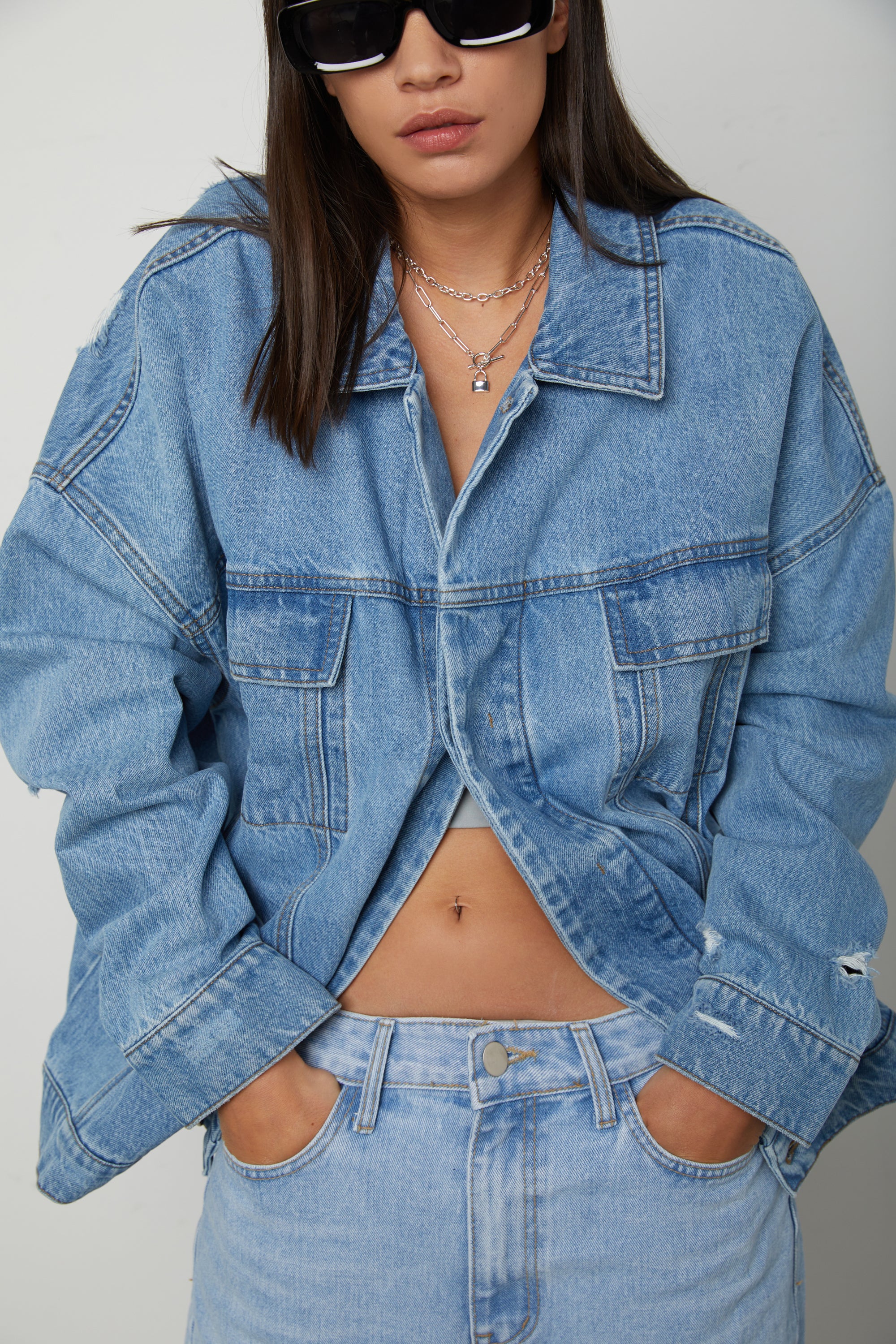 UNISEX DENIM JACKET Genuine Cheap Online