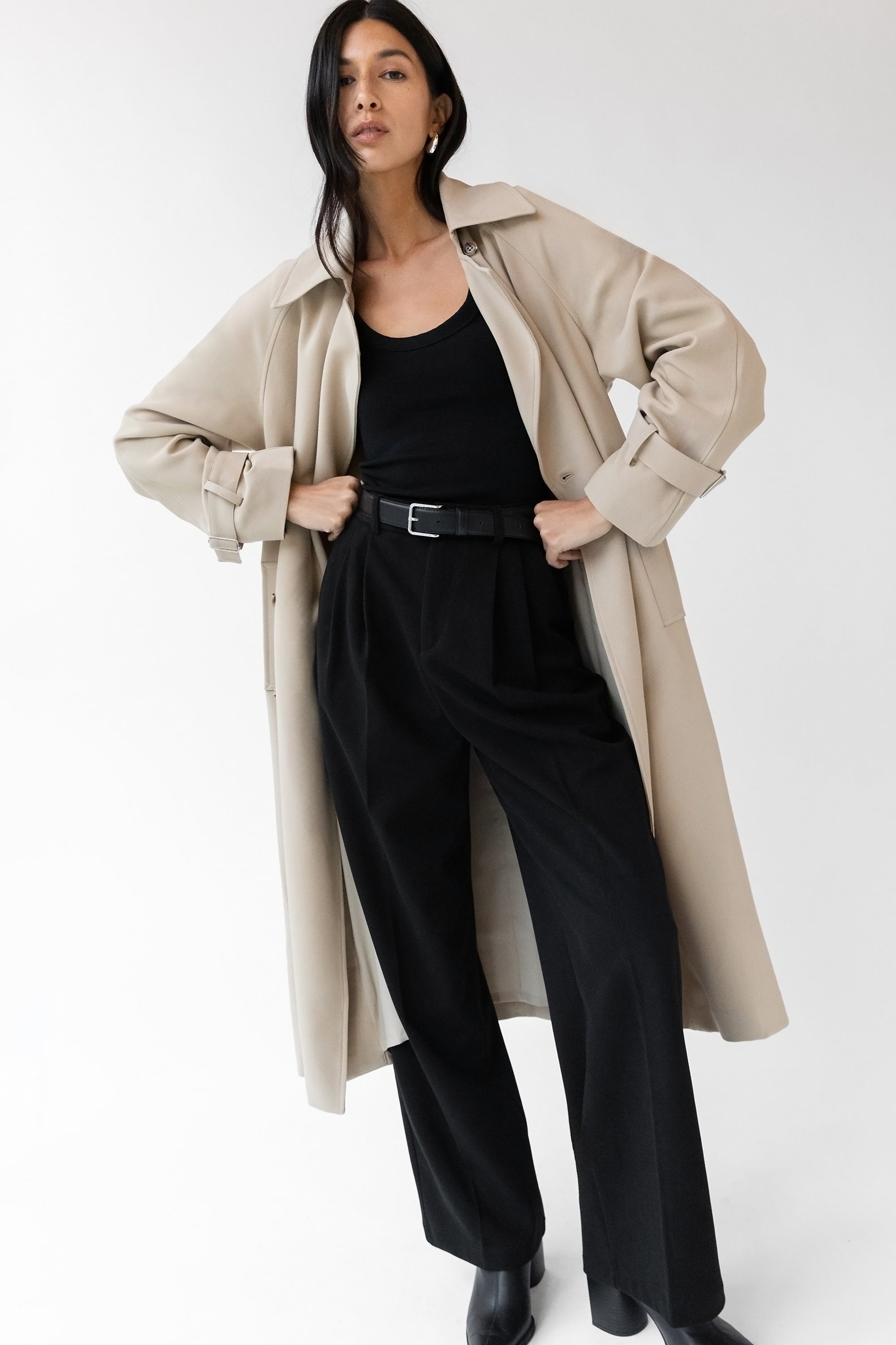 OVERSIZED TRENCH COAT The Cheapest Cheap Online