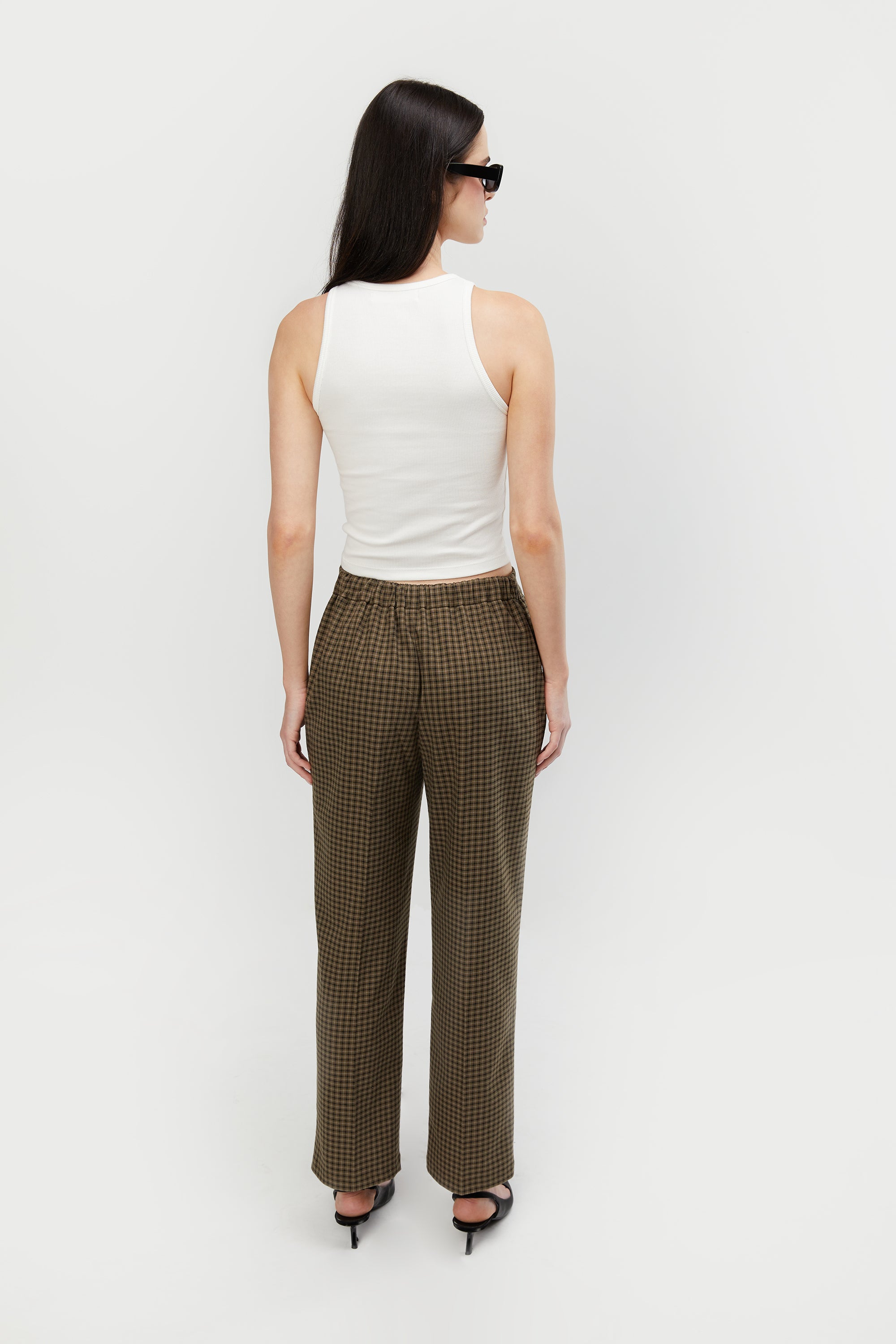 PLAID TROUSER Discount Classic