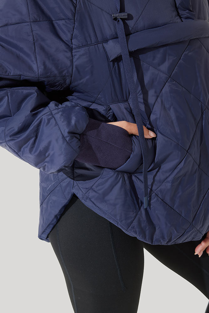 Pillow Packable Puffer Jacket - Peacoat Navy Cheap Cost