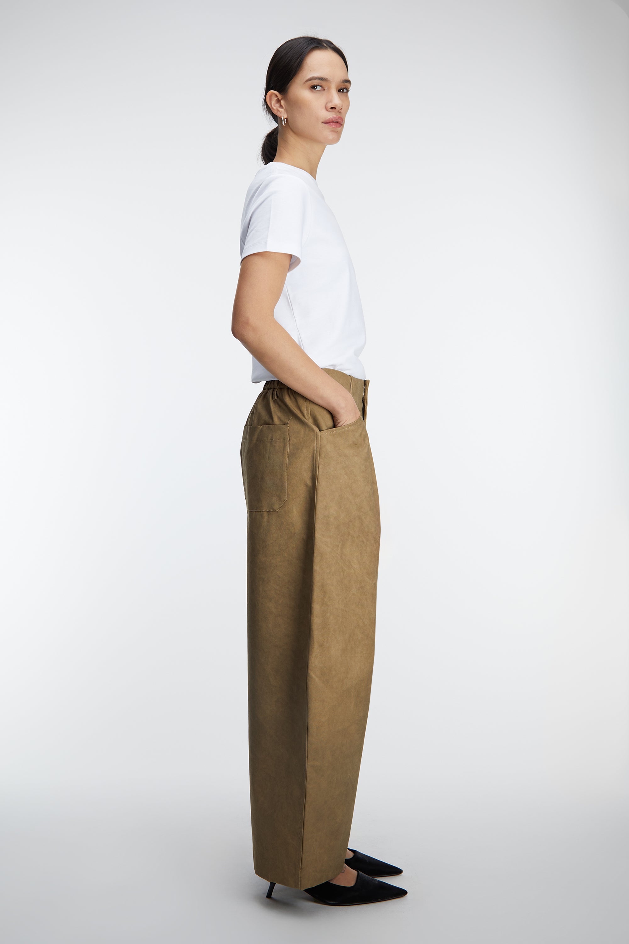 VOLUMINOUS BARREL LEG PANT Discount Codes Really Cheap