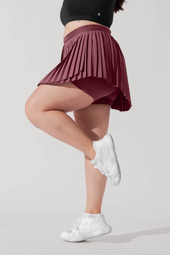 Ace ¡®em Pleated Skort - Desert Rose On Hot Sale