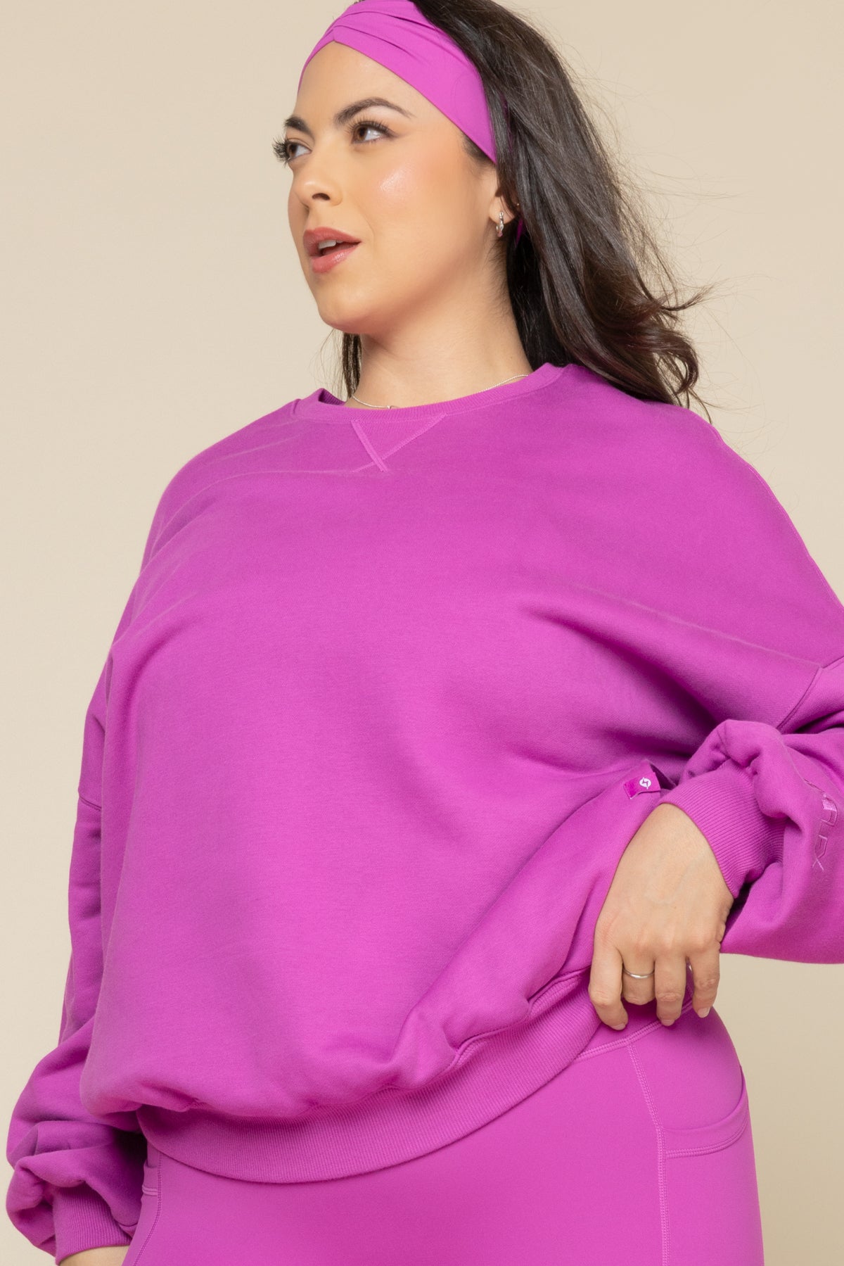 Cloud Crewneck Sweater - Royal Orchid Cheap Sale 100% Guaranteed