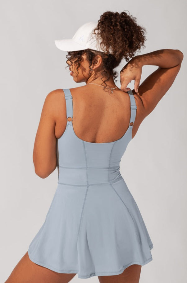 Tie-Breaker Superdress - Cloudy Blue Sale Affordable