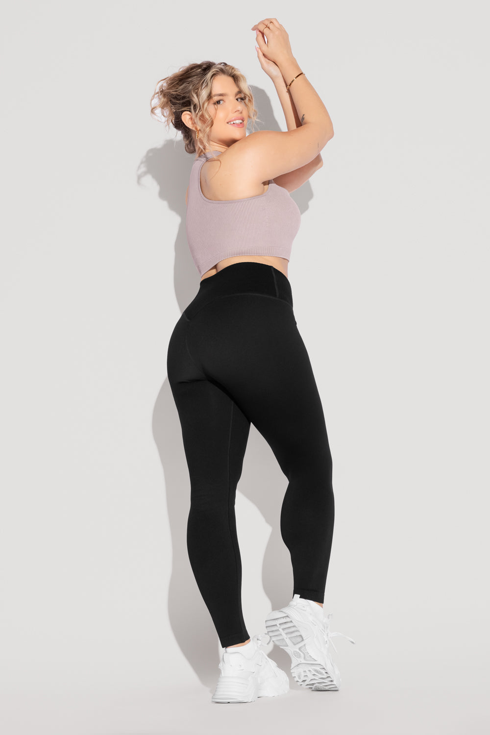 Crisscross Hourglass Seamless Legging - Black Pictures Cheap Pice