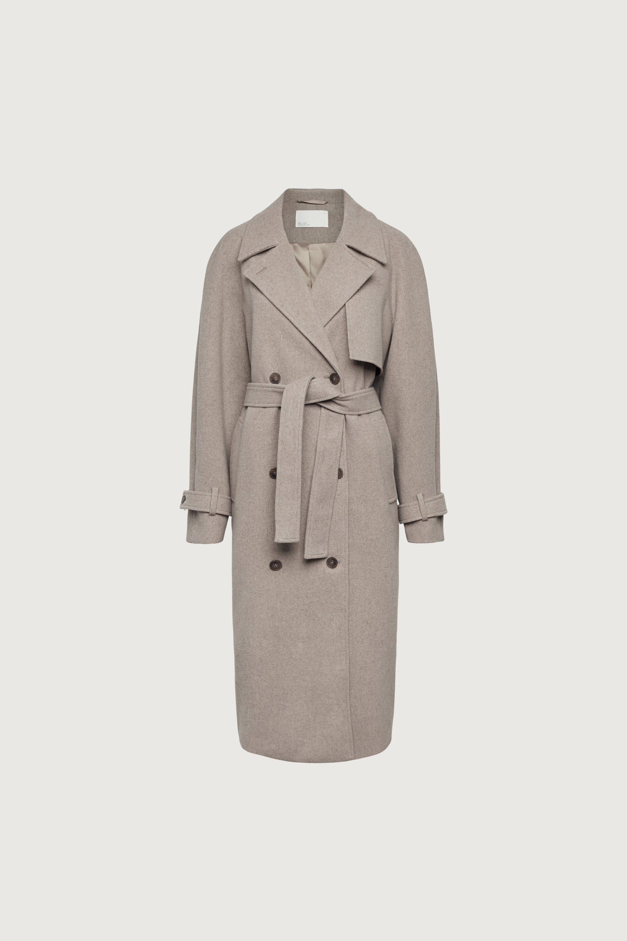 WOOL-BLEND TRENCH COAT Discounts