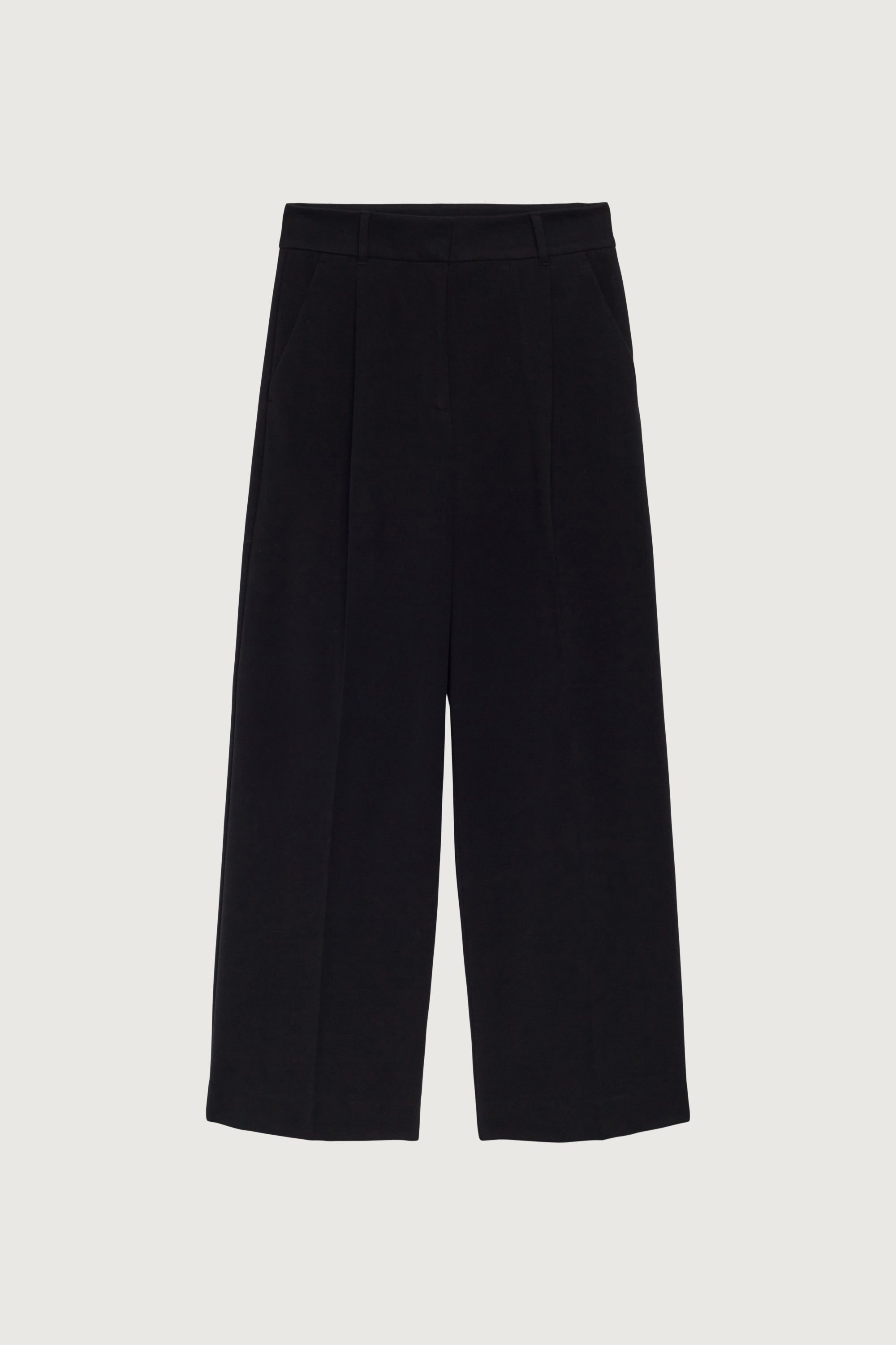 HIGH-RISE STRAIGHT LEG TROUSER WITH PLEATS Clearance Wiki